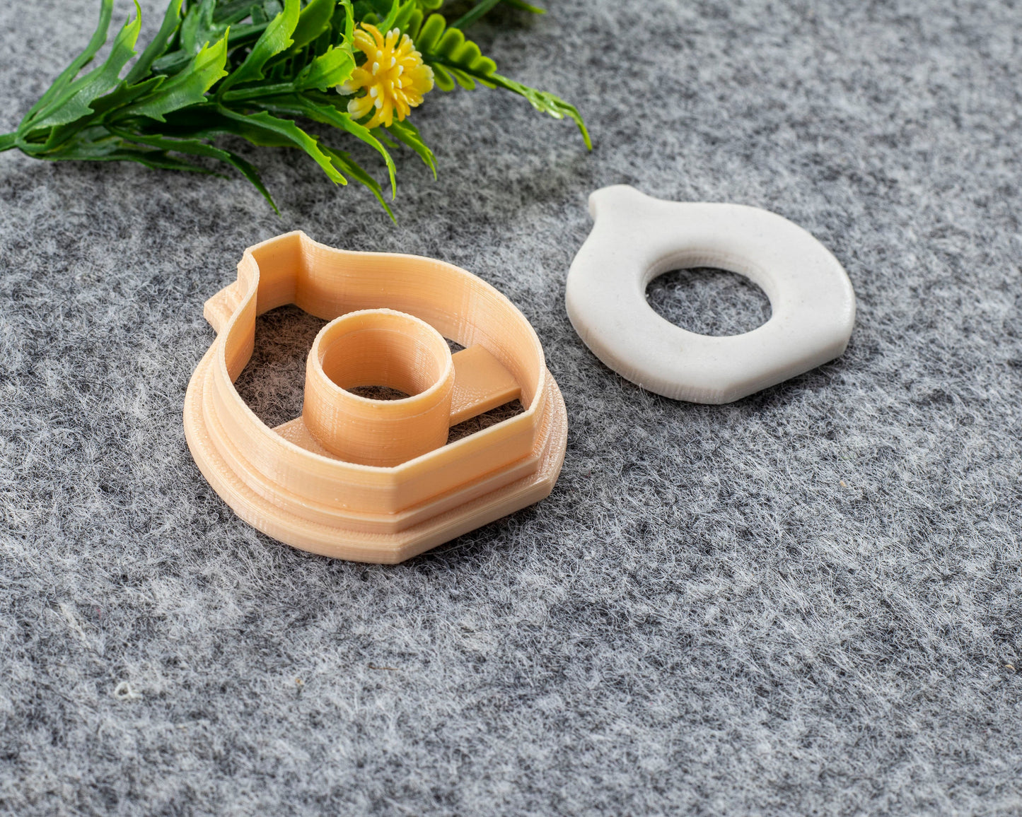Organic Shape Polymer Clay Cutter: Pot Earring Design