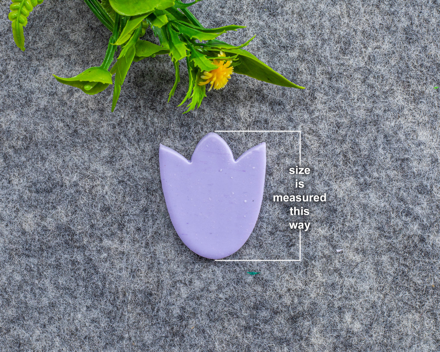Tulip Flower Clay Cutter: Polymer Earring Tool