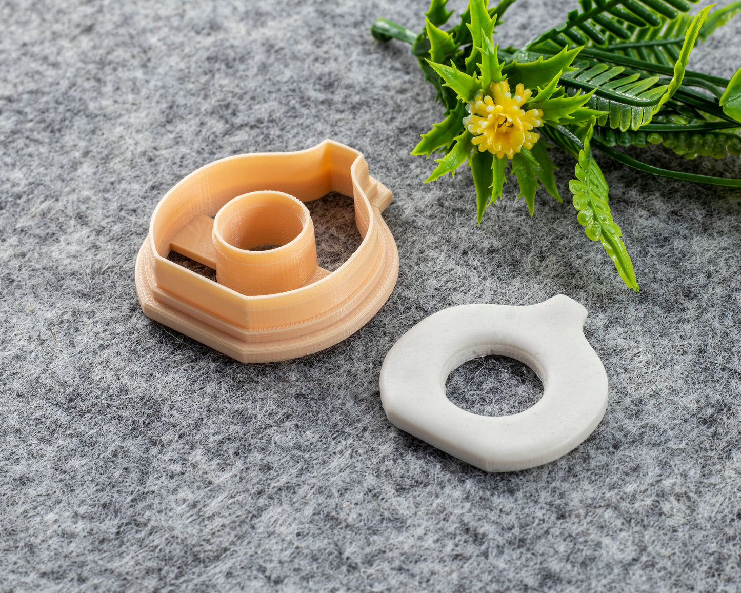 Organic Shape Polymer Clay Cutter: Pot Earring Design