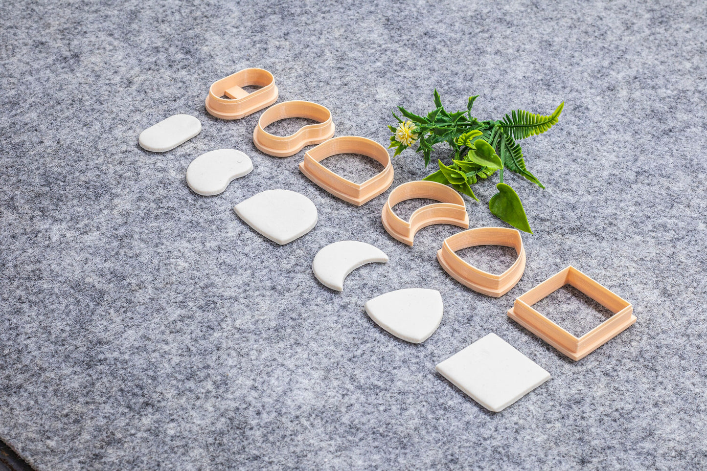 Arch, Square shape Polymer clay cutter, Clay earring cutters, Polymer clay tools, 3D printed cutters#633