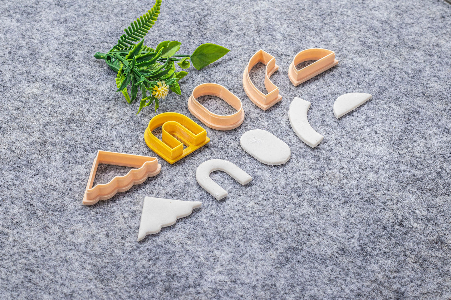 Arch, Oval shape Polymer clay cutter, Clay earring cutters, Polymer clay tools, 3D printed cutters#635