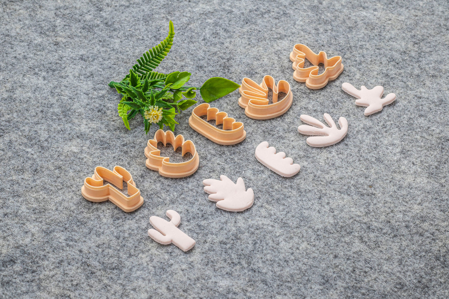 Organic Shape Polymer Clay Cutters: Earring Making Tools #631