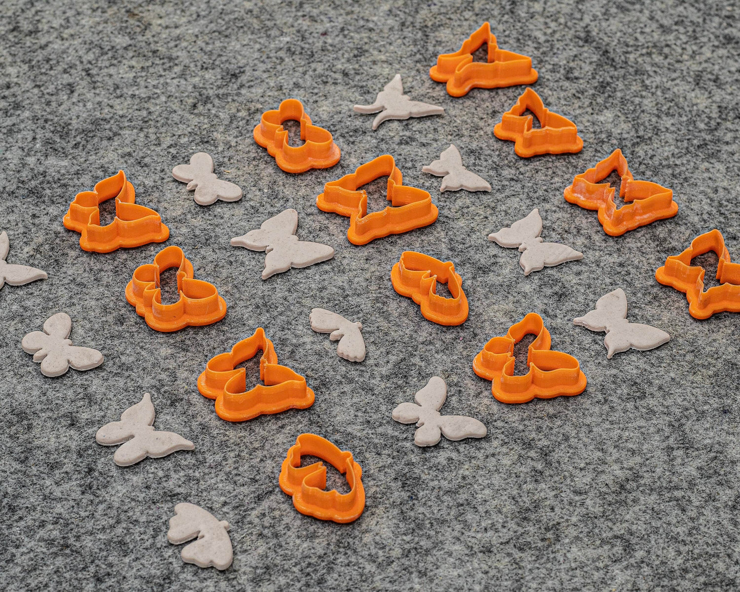 Butterfly Polymer Clay Cutters: Biodegradable PLA Plastic