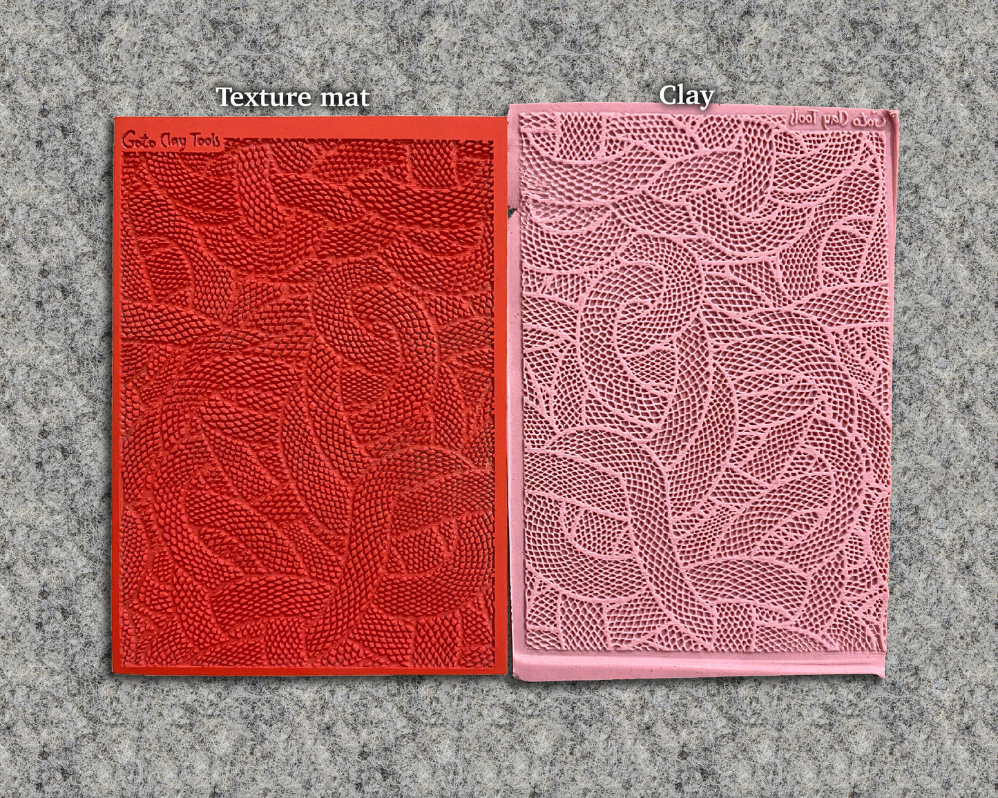 Snake Skin Rubber Texture Mat for Polymer Clay (74mm X 105 mm) (#547)