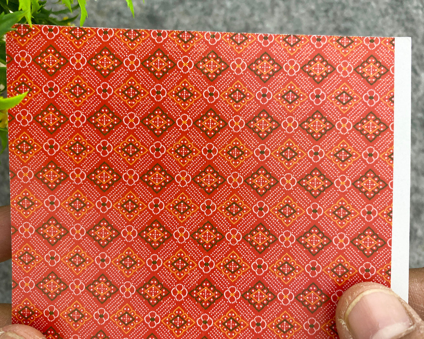 Indian Bandhani Pattern Transfer Paper for Polymer Clay #798