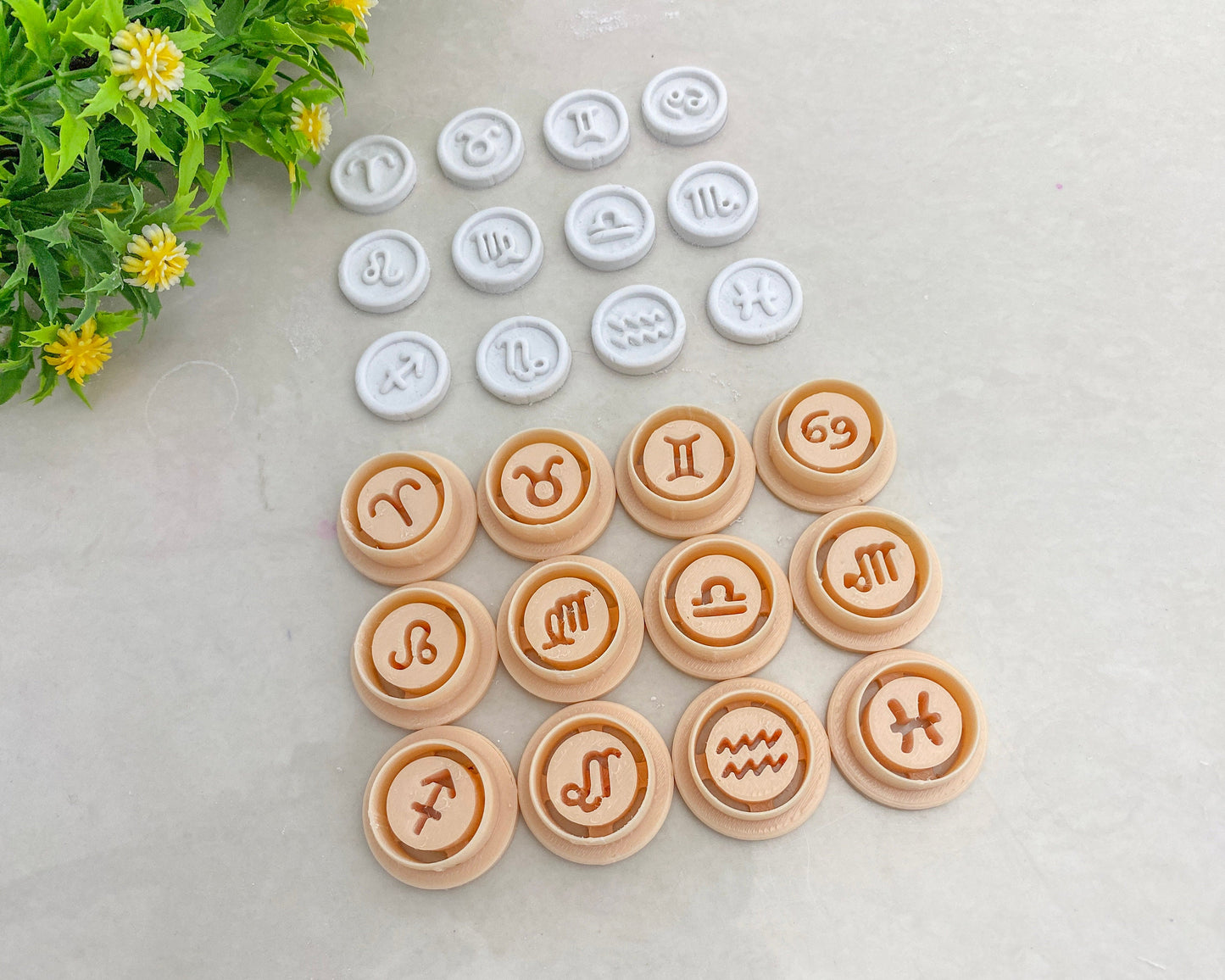 Zodiac Sign Clay Cutters: 3D Printed Astrological Symbols