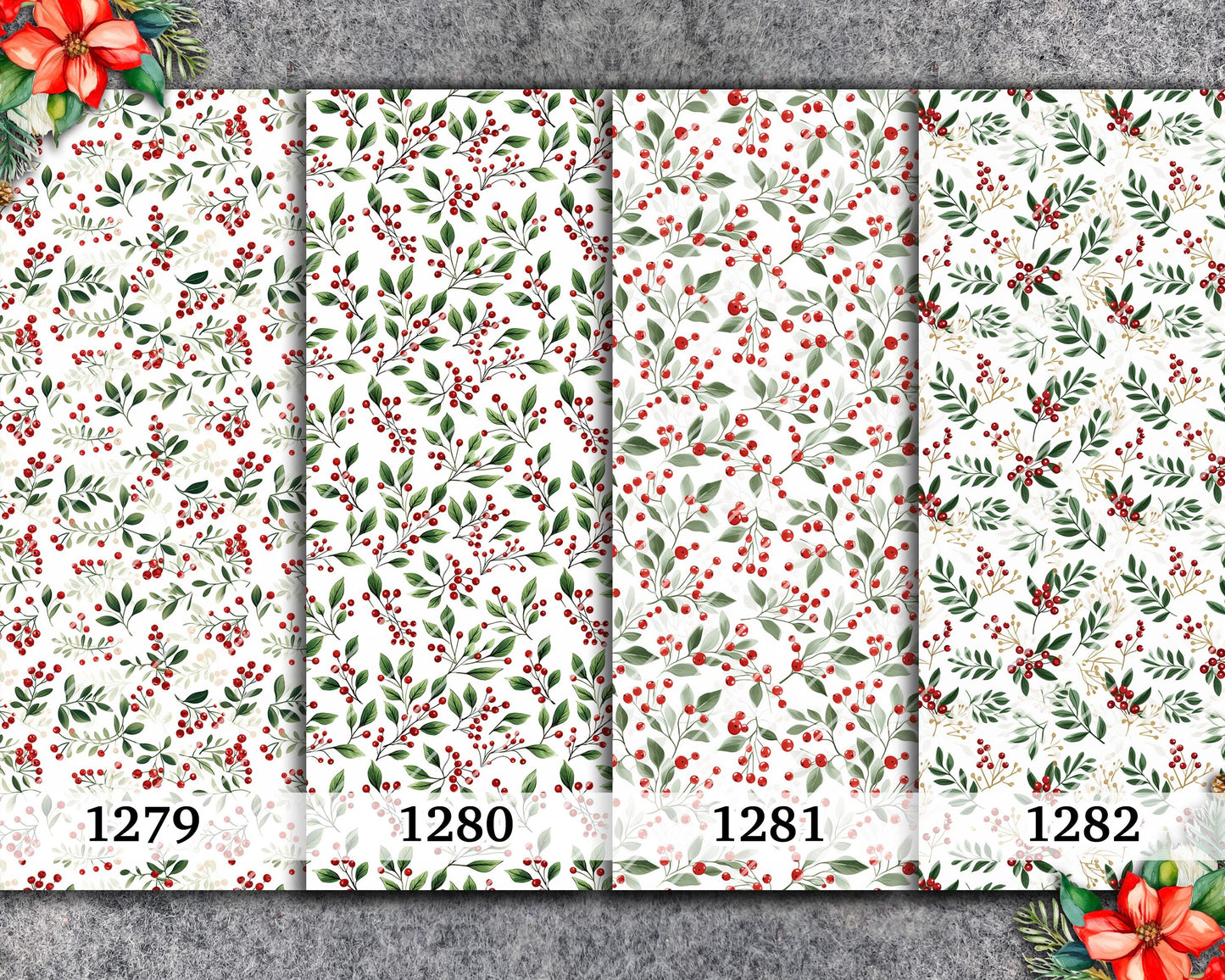 Christmas Polymer Clay Transfer Paper: Water Soluble Image Transfers