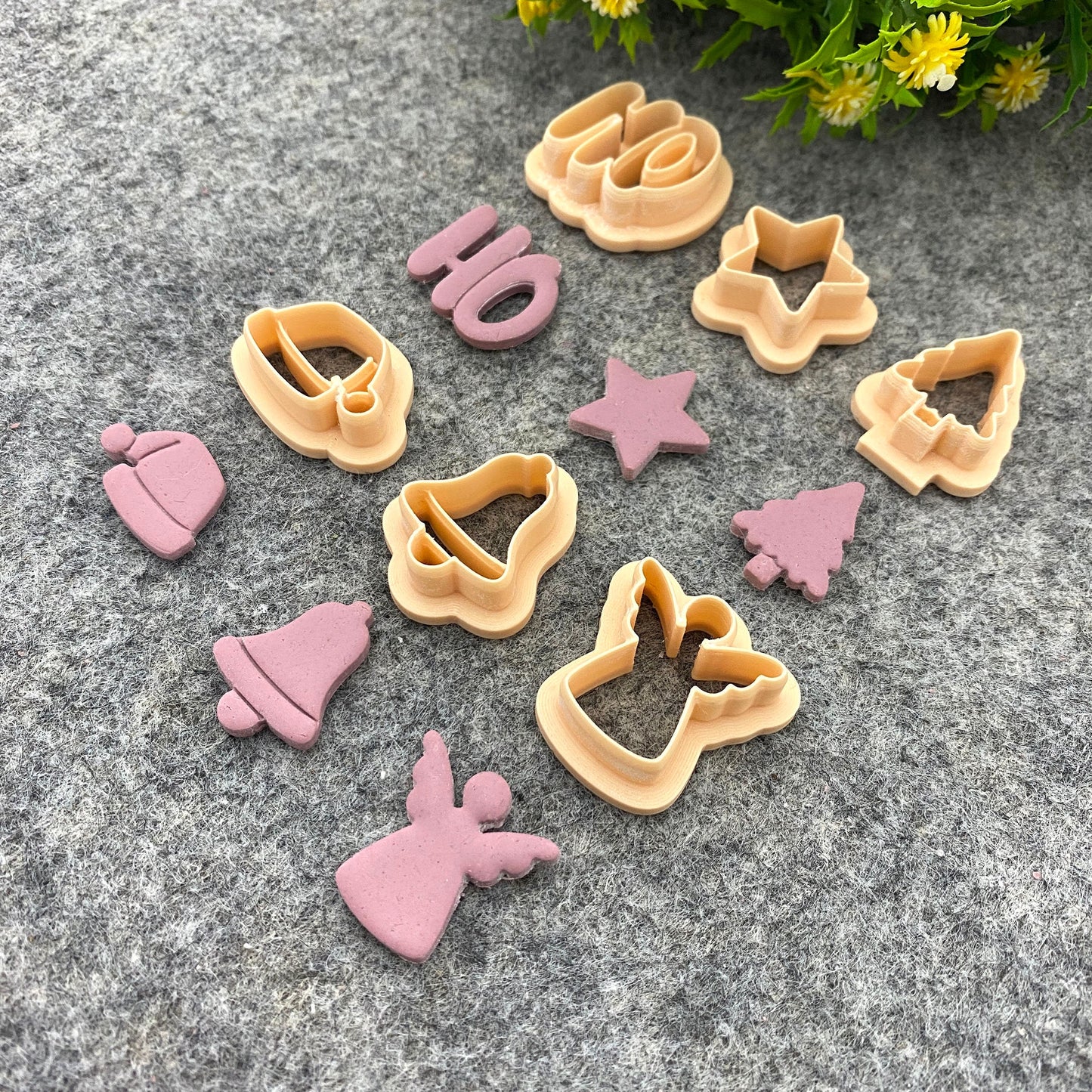 Christmas Clay Cutters: Winter Holiday Earring Designs #676