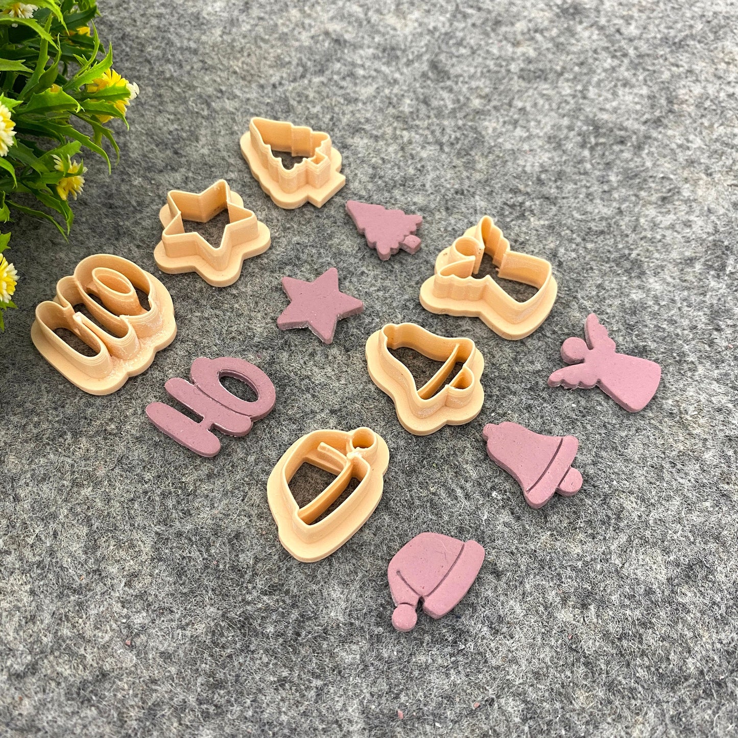 Christmas Clay Cutters: Winter Holiday Earring Designs #676