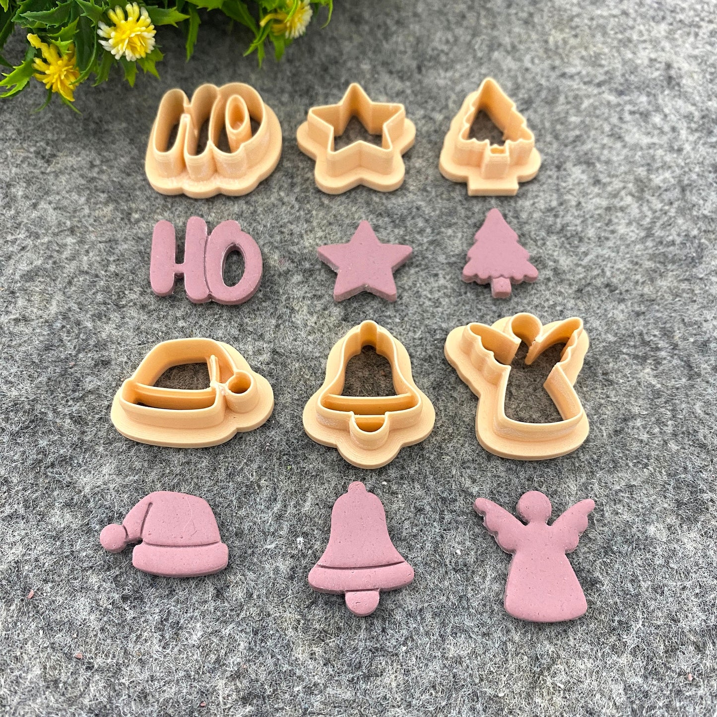 Christmas Clay Cutters: Winter Holiday Earring Designs #676