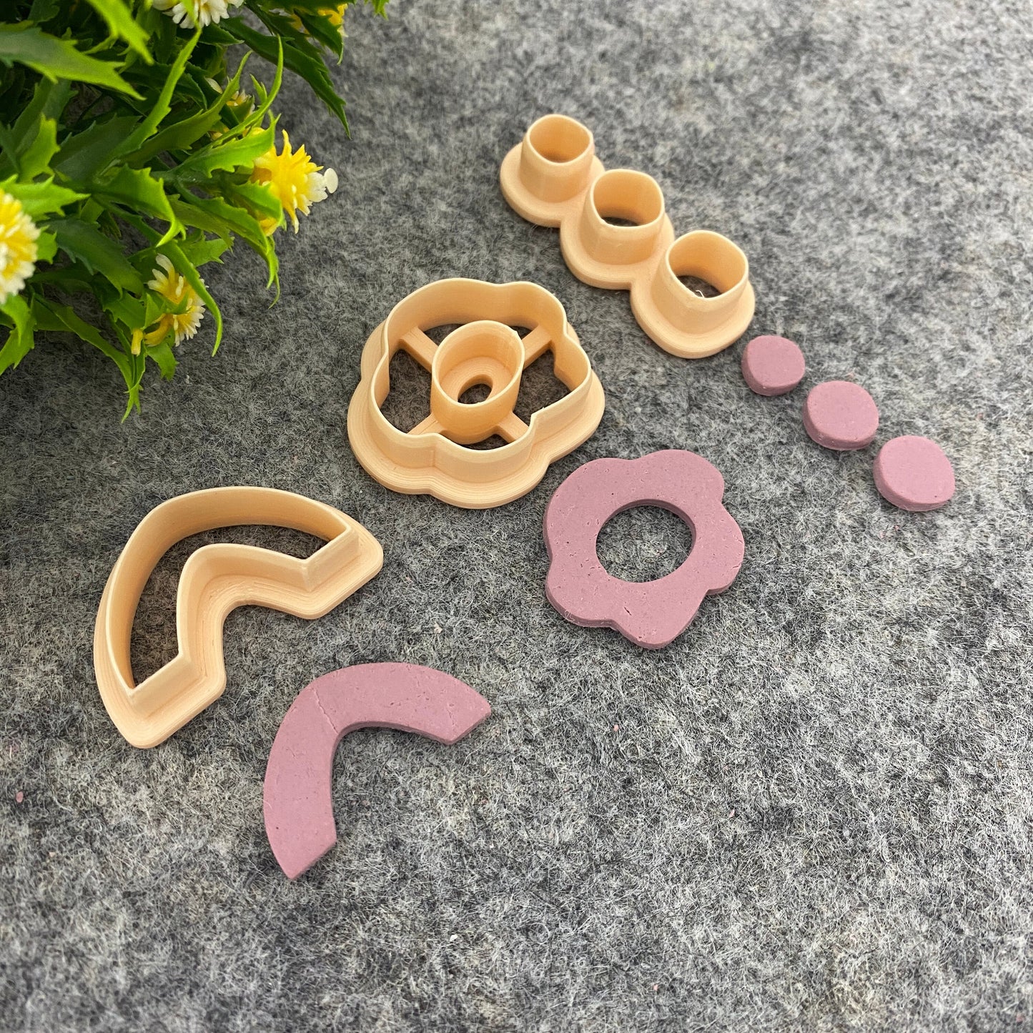 Arch, Flower, Circle Clay Cutters: Polymer Clay Jewelry Tools