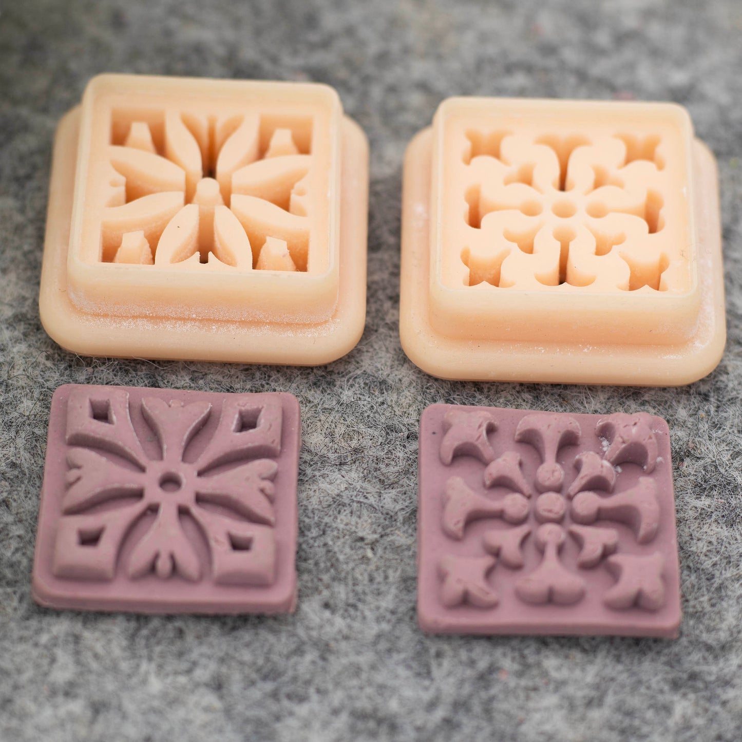 Embossed Polymer Clay Cutter: Symmetrical Earring Making Tool #686-SET-1