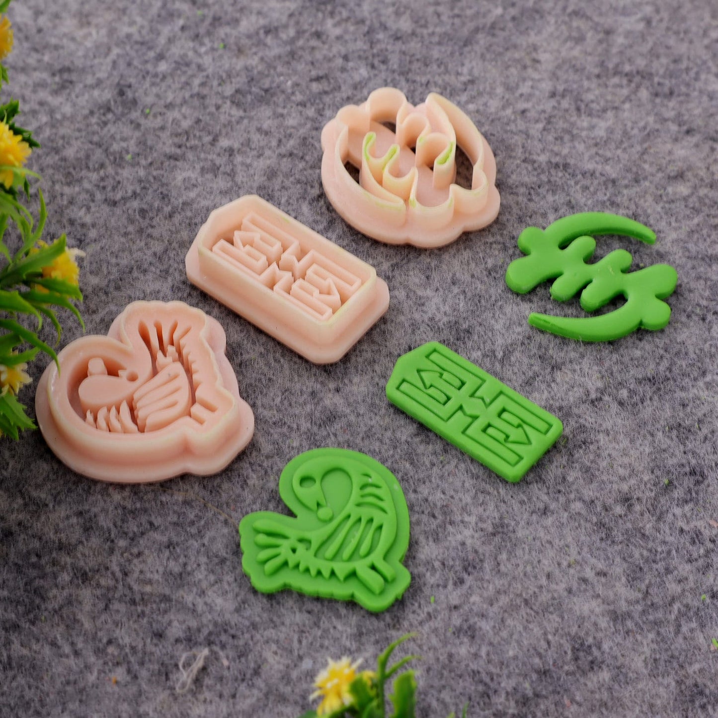 Adinkra Symbol Clay Cutters: Sankofa, Gye Nyame, Polymer Clay Tools