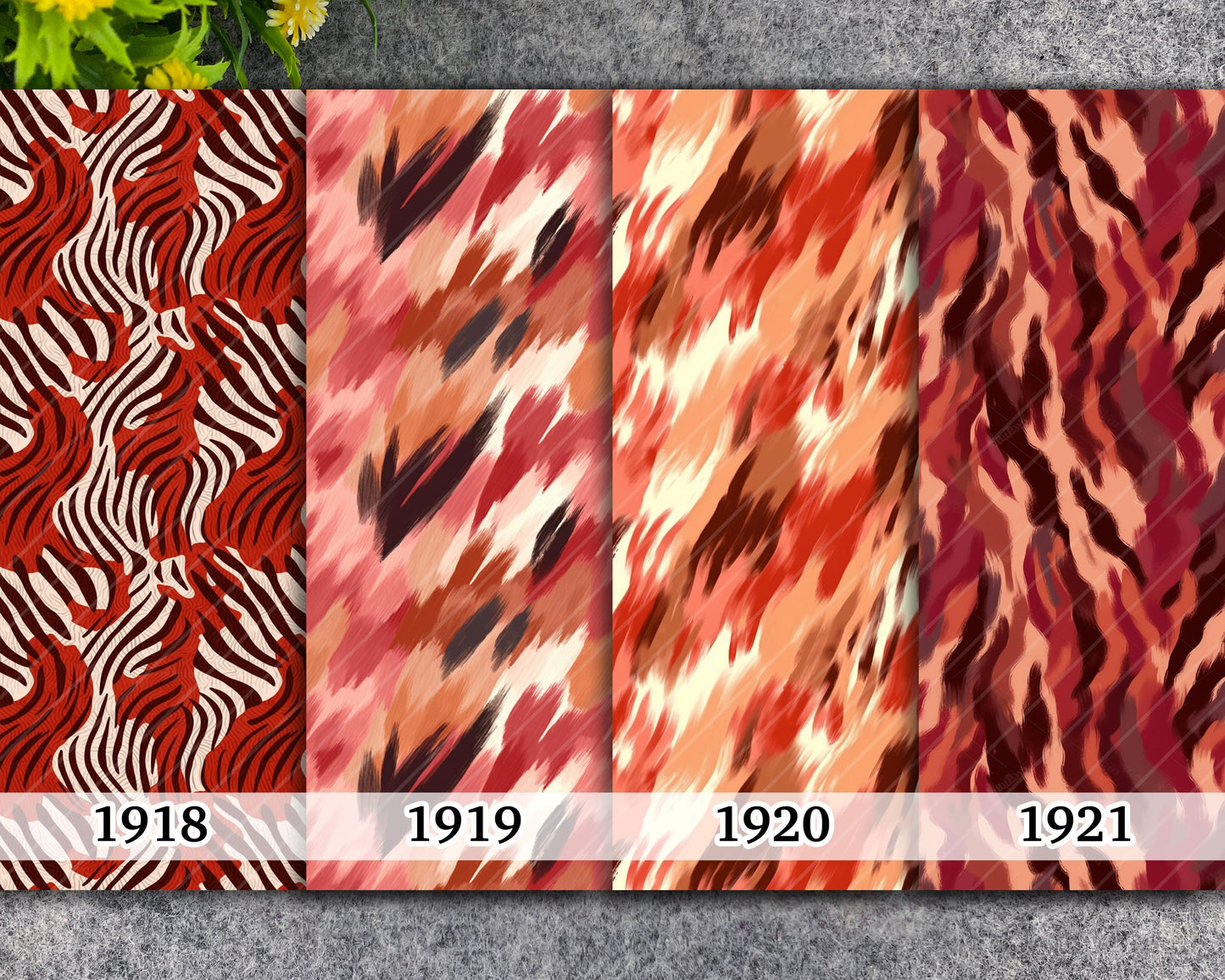 Animal Print Water Soluble Transfer Paper for Polymer Clay