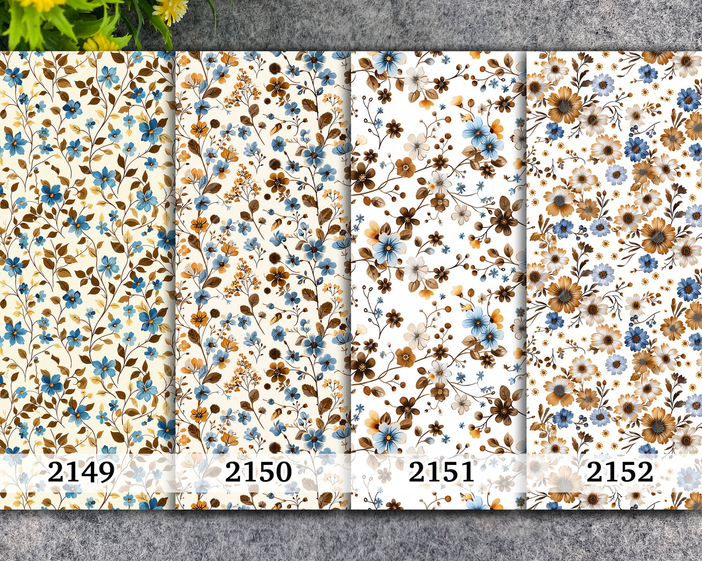 Floral Polymer Clay Transfer Paper: Water Soluble, 4x5.5"