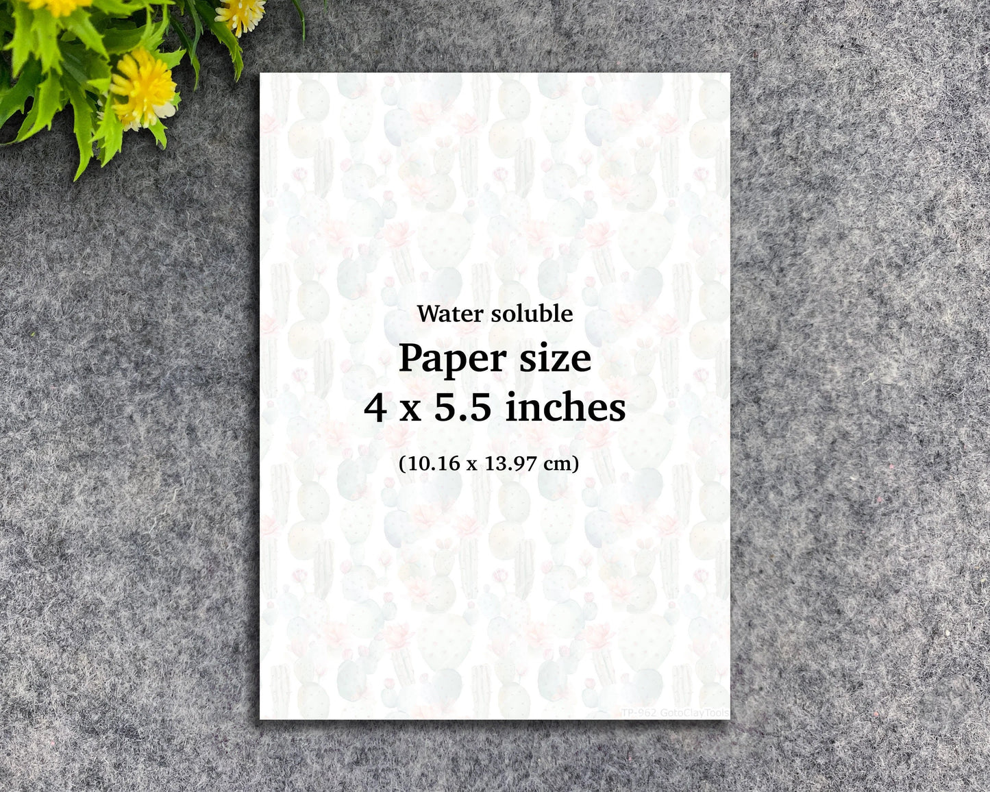Blue Deer Polymer Clay Transfer Paper: Water Soluble