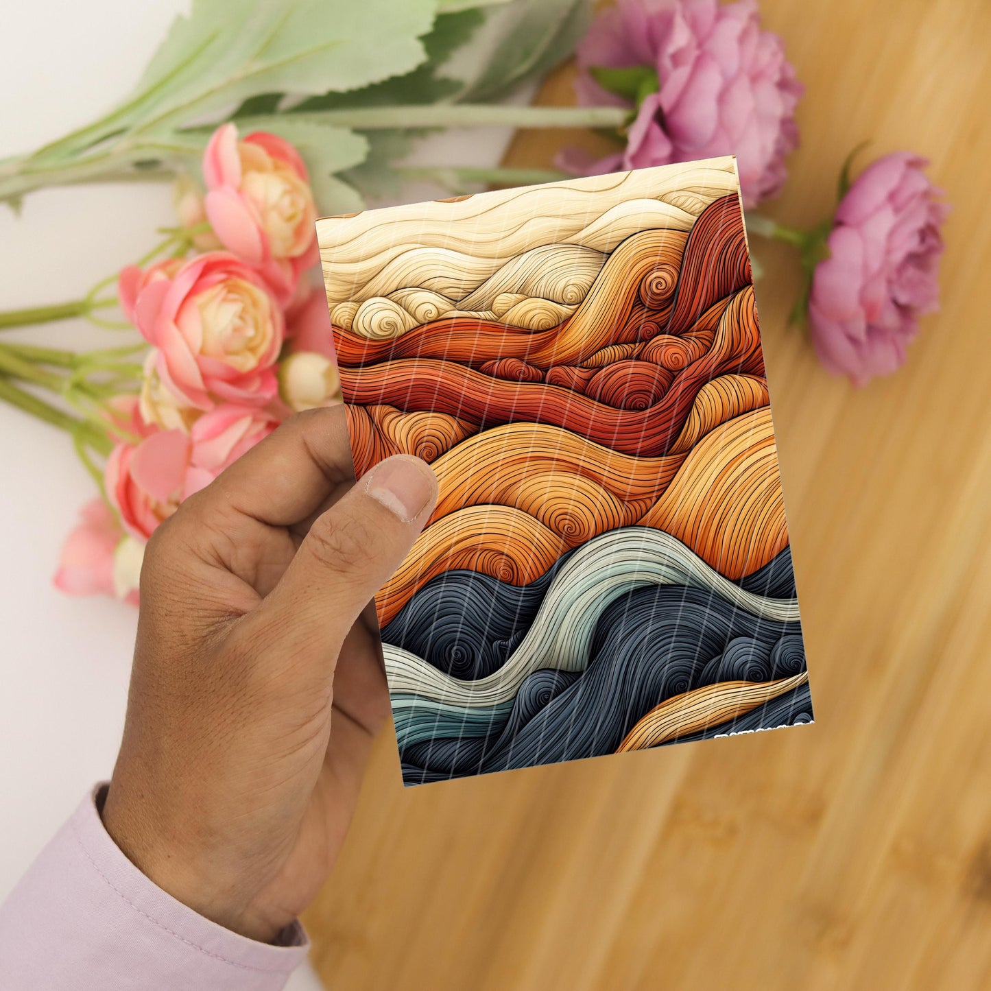 Transfer paper for polymer clay, Earthy Zentangle,water soluble transfer paper,Clay Transfers, Clay Transfer sheets, transfer paper for clay