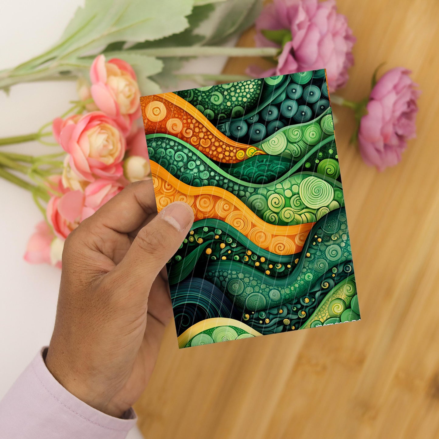 Transfer paper for polymer clay, Earthy Zentangle,water soluble transfer paper,Clay Transfers, Clay Transfer sheets, transfer paper for clay