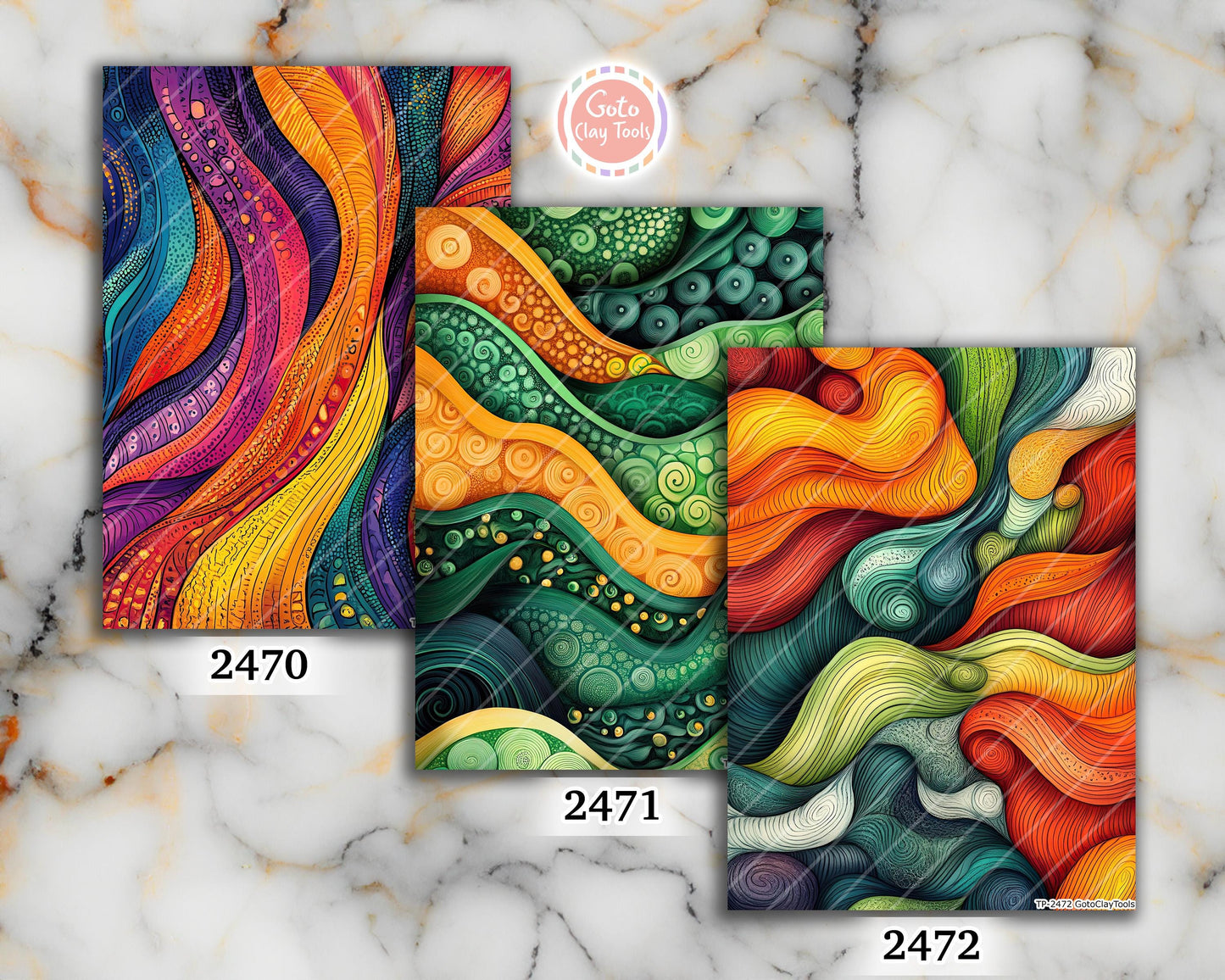 Transfer paper for polymer clay, Earthy Zentangle,water soluble transfer paper,Clay Transfers, Clay Transfer sheets, transfer paper for clay