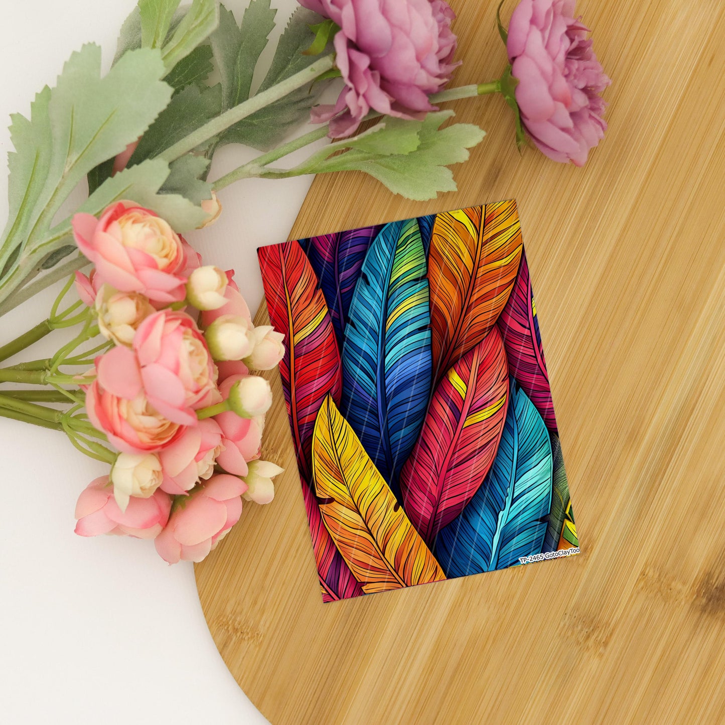Transfer paper for polymer clay, Earthy Zentangle,water soluble transfer paper,Clay Transfers, Clay Transfer sheets, transfer paper for clay