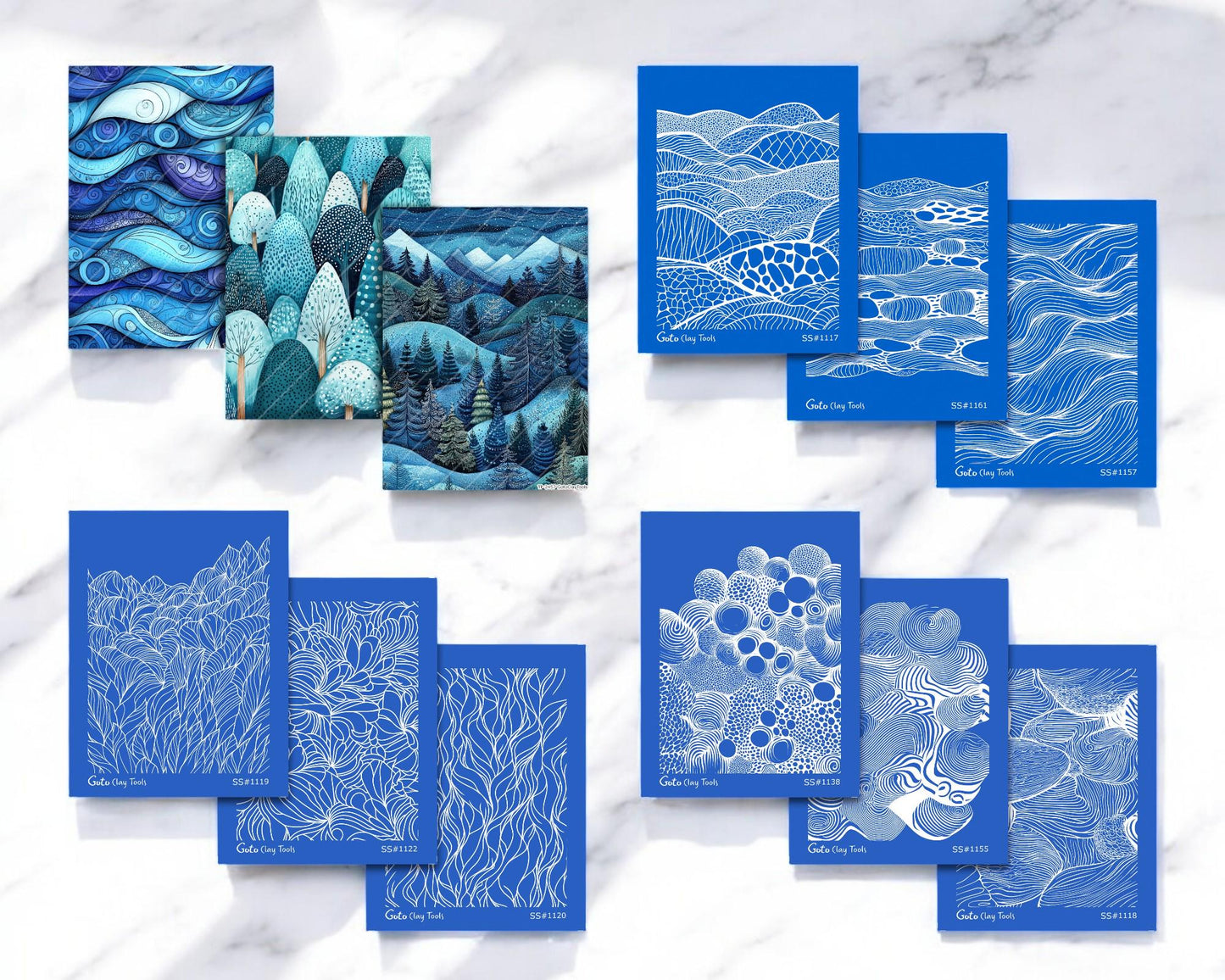 50% OFF FULL BUNDLE of Zentangle Collection, 27 Transfer Papers and 21 Silk screens Total 48 items