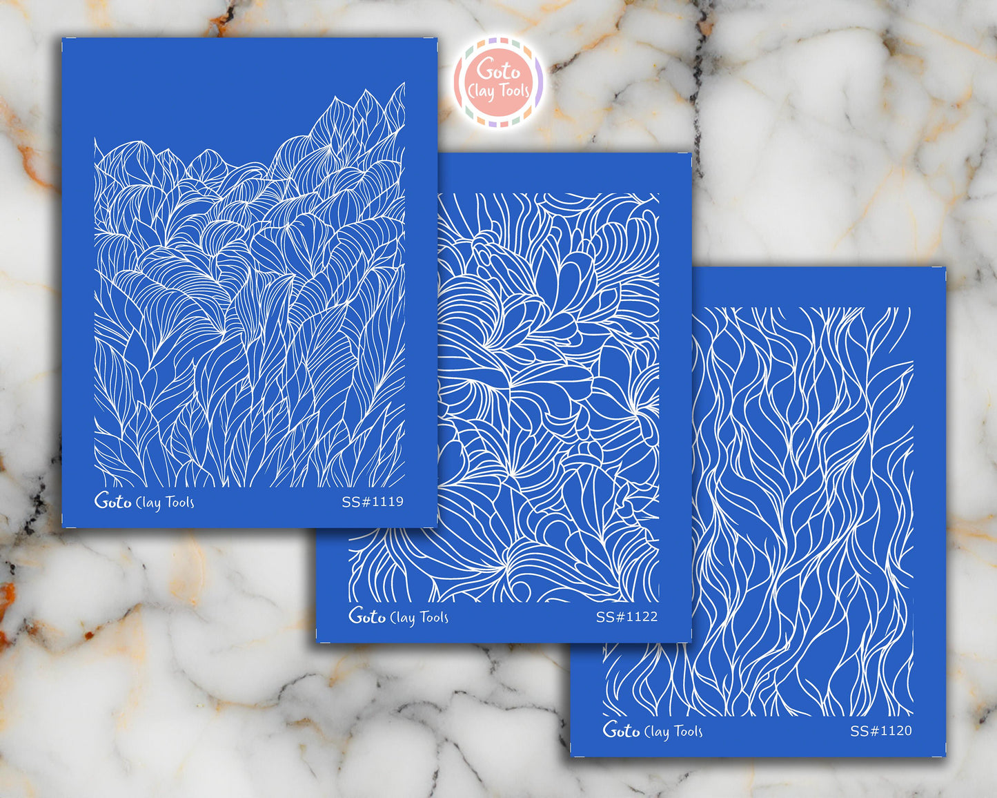Zentangle Silk screens for Polymer Clay, Clay Stencils, Polymer Clay Silkscreens, Silk screens for Clay, Polymer Clay Silk screens R1SS2