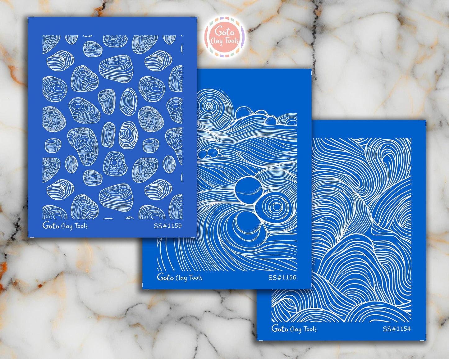 Zentangle Polymer Clay Silkscreen: Clay Stencil for Jewelry Making