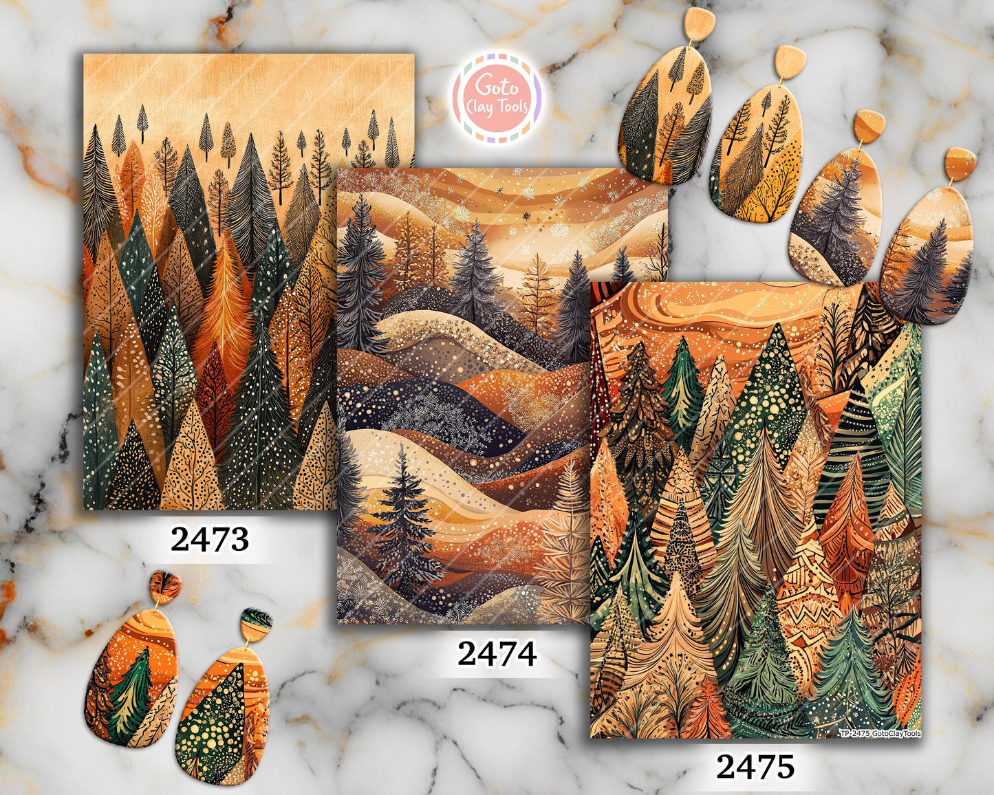 Transfer paper for polymer clay, Earthy Zentangle,water soluble transfer paper,Clay Transfers, Clay Transfer sheets, transfer paper for clay