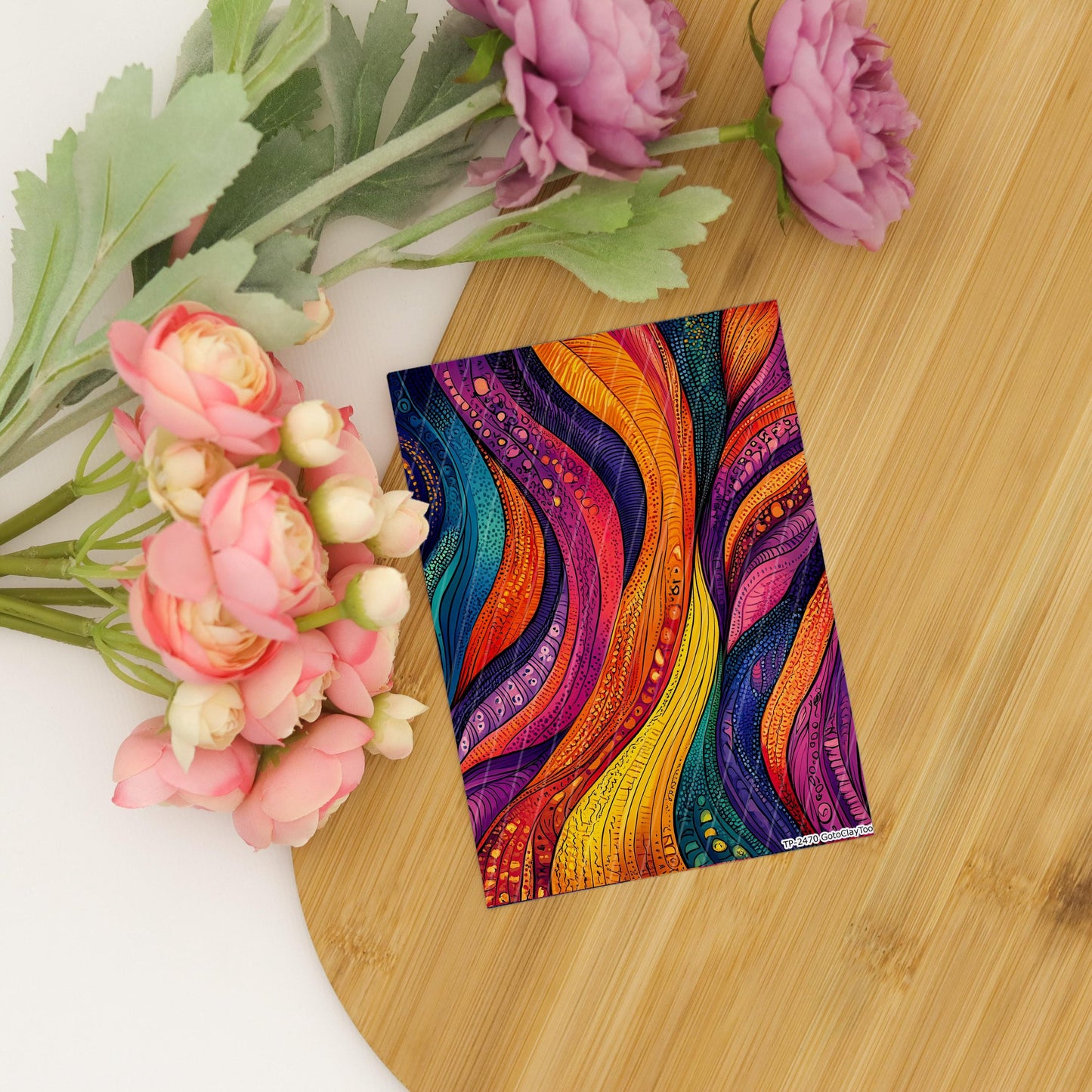 Transfer paper for polymer clay, Earthy Zentangle,water soluble transfer paper,Clay Transfers, Clay Transfer sheets, transfer paper for clay