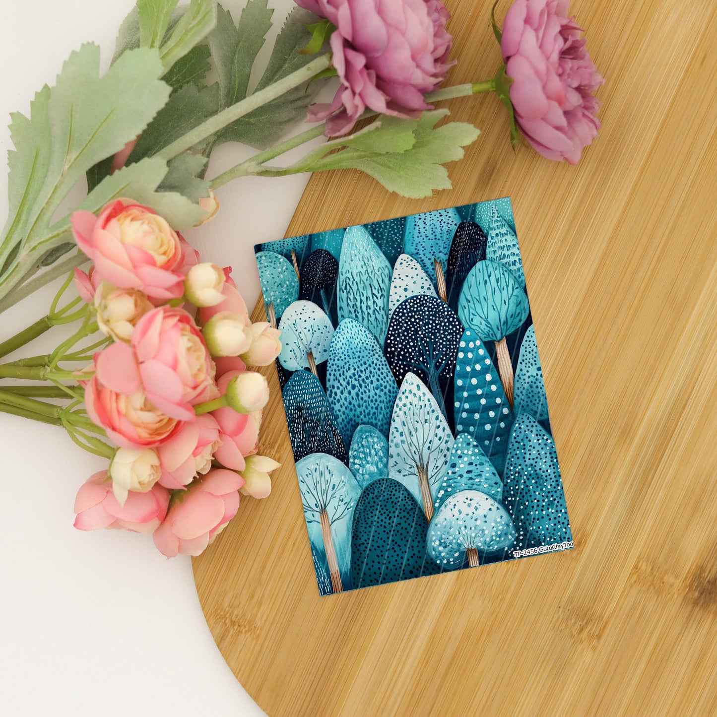 Transfer paper for polymer clay, Earthy Zentangle,water soluble transfer paper,Clay Transfers, Clay Transfer sheets, transfer paper for clay