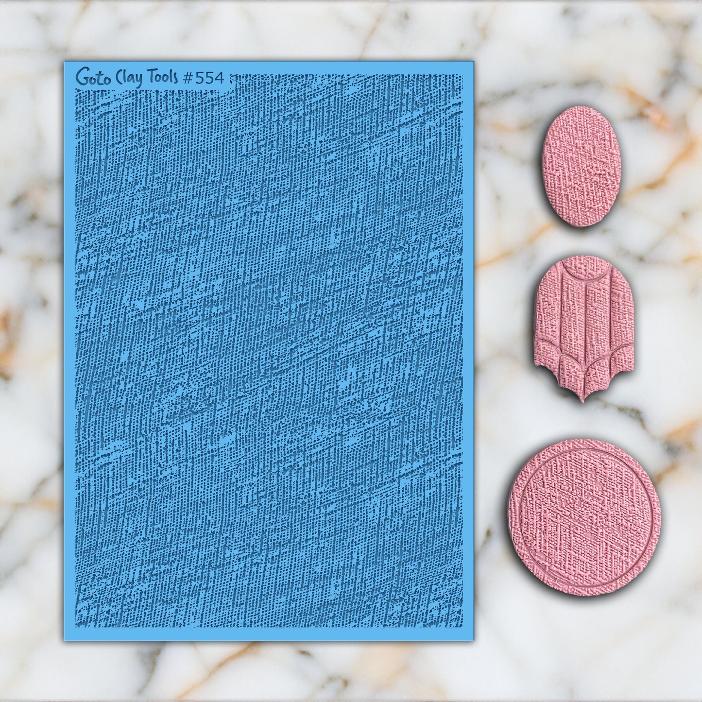 Linen Texture mat for polymer clay, Polymer Clay Rubber Texture mat, Texture Tile mats, Rubber Texture Sheet #554