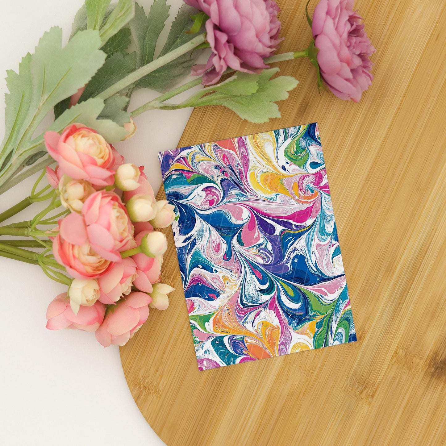 Transfer paper for polymer clay, Colorful Marbling, Clay water soluble transfer paper, Clay Transfers, Clay Transfer sheets