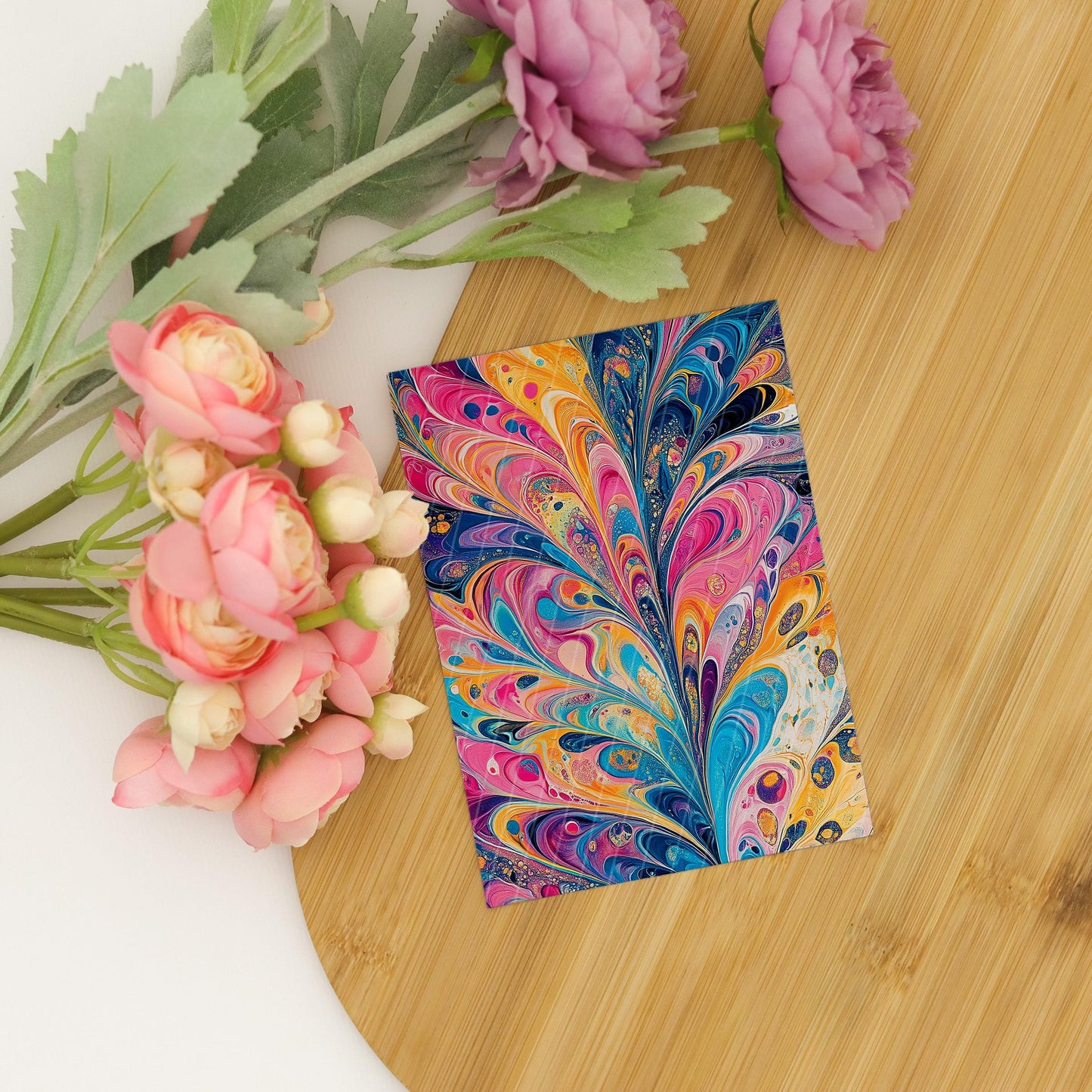 Transfer paper for polymer clay, Colorful Marbling, Clay water soluble transfer paper, Clay Transfers, Clay Transfer sheets