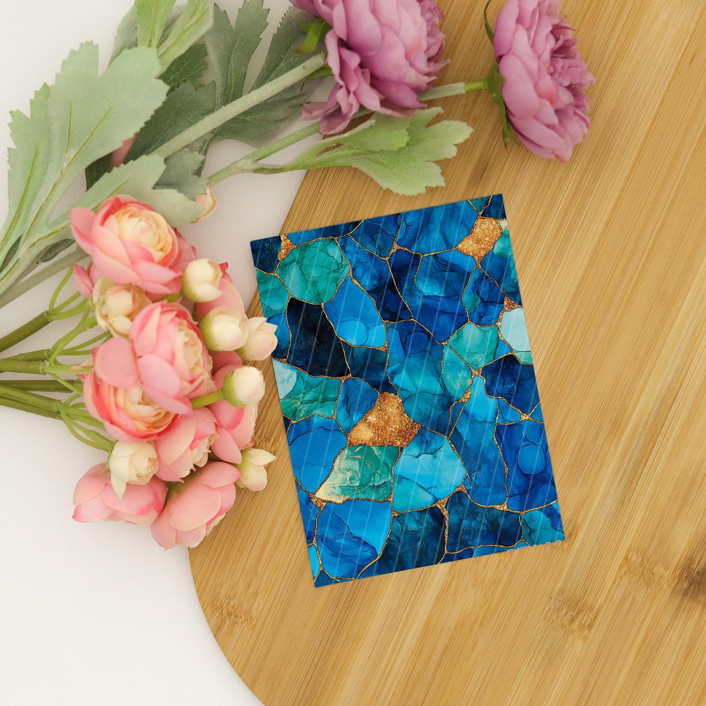 Transfer paper for polymer clay, Colorful Stones, Clay water soluble transfer paper, Clay Transfers, Clay Transfer sheets
