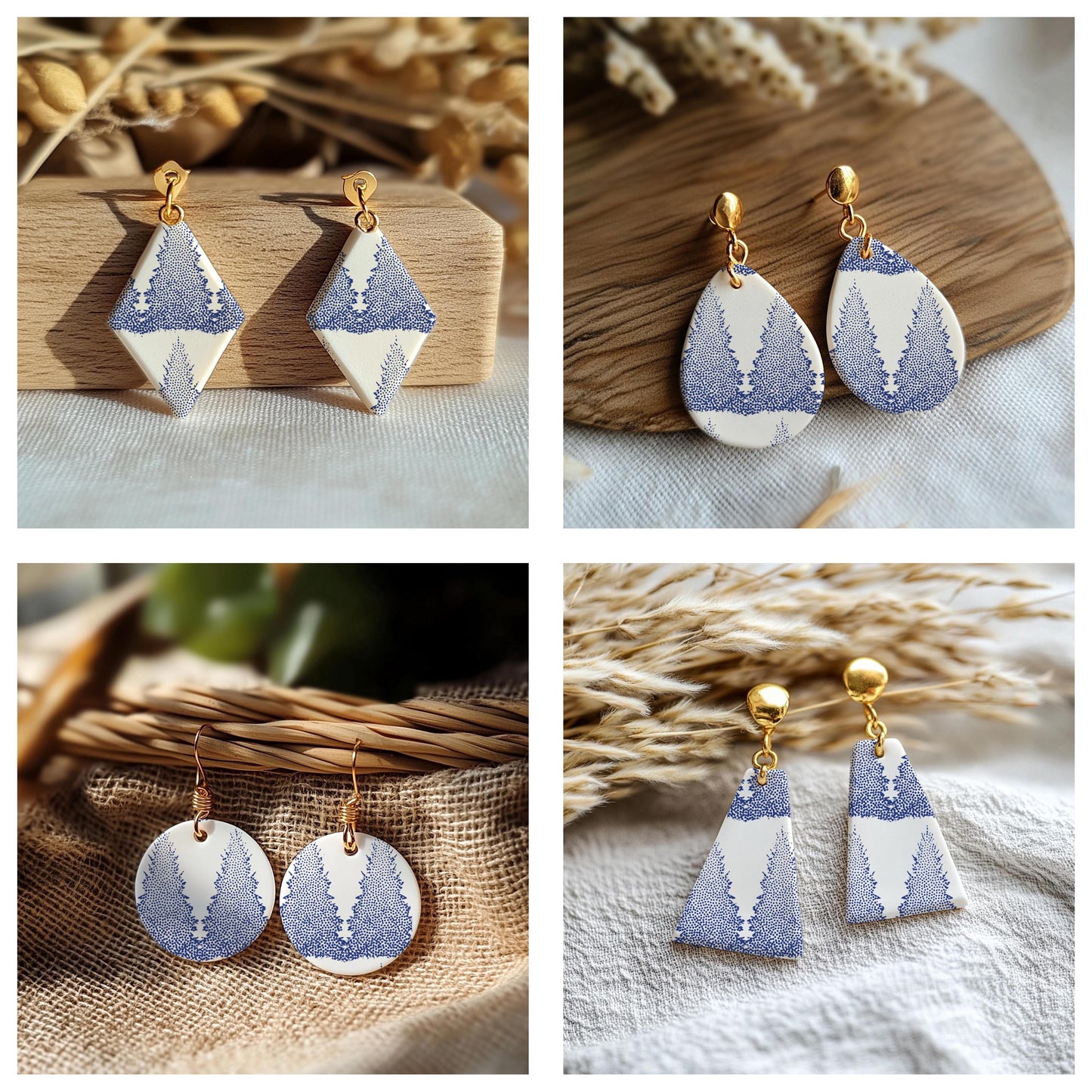 Silkscreen for Polymer Clay Earrings: Stencil for DIY Jewelry Making SS#754