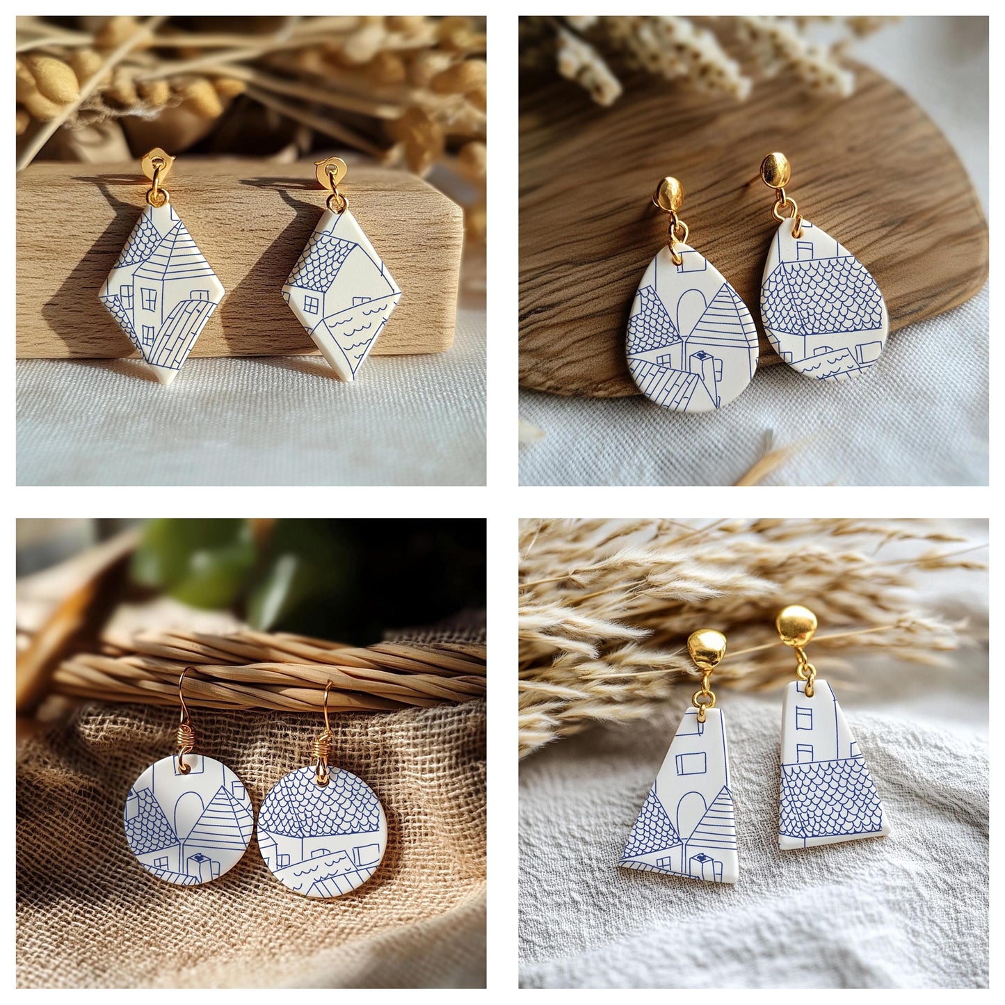Building Silkscreen for Polymer Clay Earrings: Clay Stencil (3.74x4.92" Printable Area) SS#617
