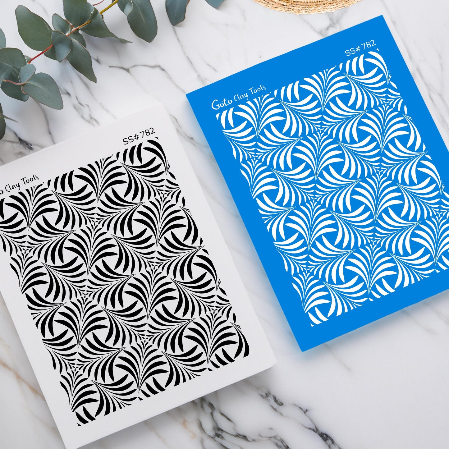 Art deco scallop Silkscreen for Polymer Clay Earring making, Clay Stencils, Clay Earring Silkscreen, Polymer Clay Supplies SS#782