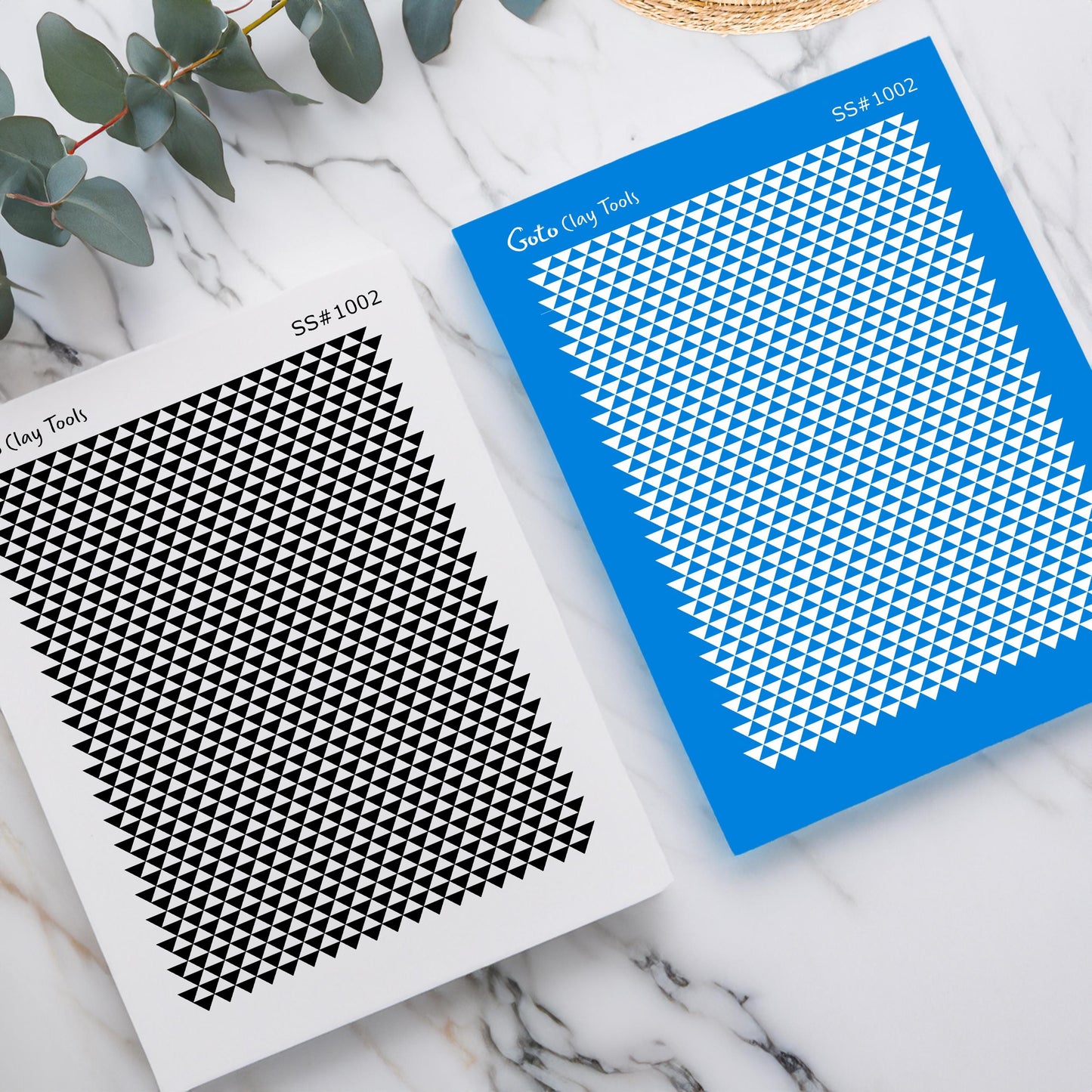 Tringle pattern Silkscreen for Polymer Clay Earring making, Clay Stencils, Clay Earring Silkscreen, Polymer Clay Supplies SS#1002