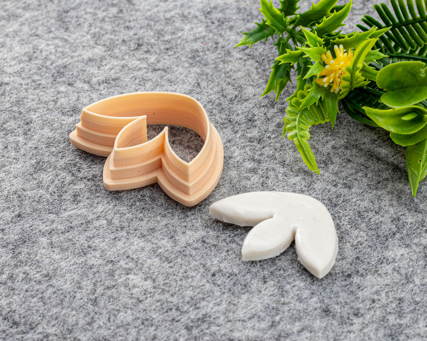 Tulip polymer Clay Cutter, Flower earring Cutters, Clay jewelry Cutters, Floral earring cutters