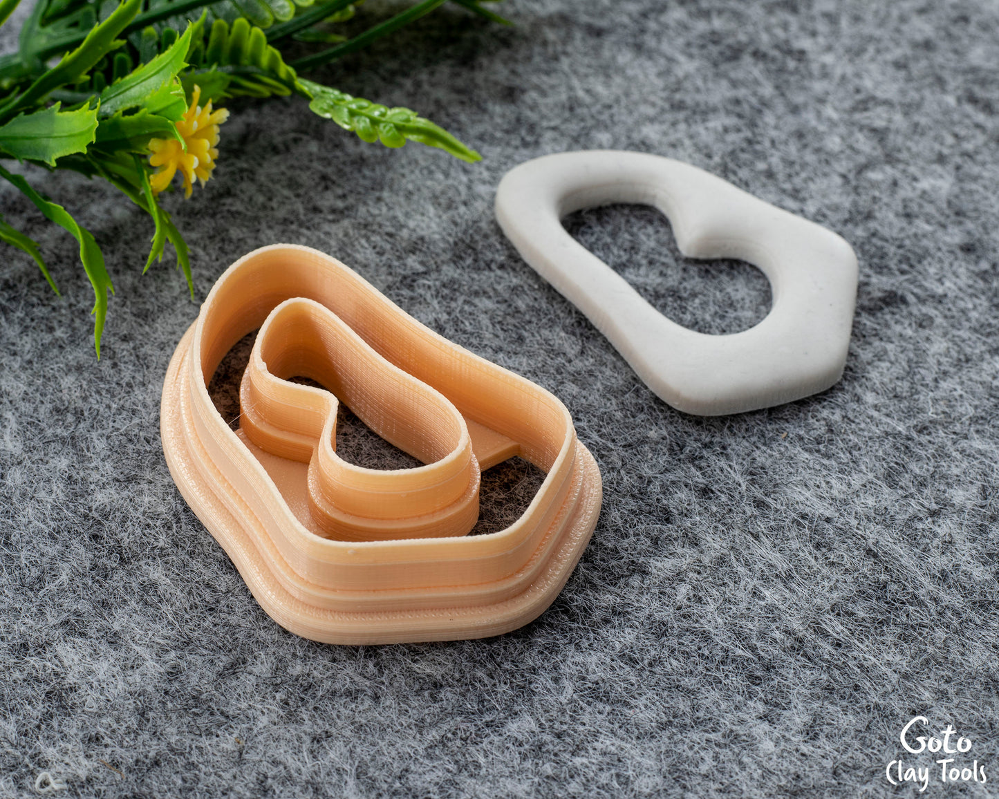 Organic Shape Clay Cutter, Polymer clay cutter, Earring cutter #636