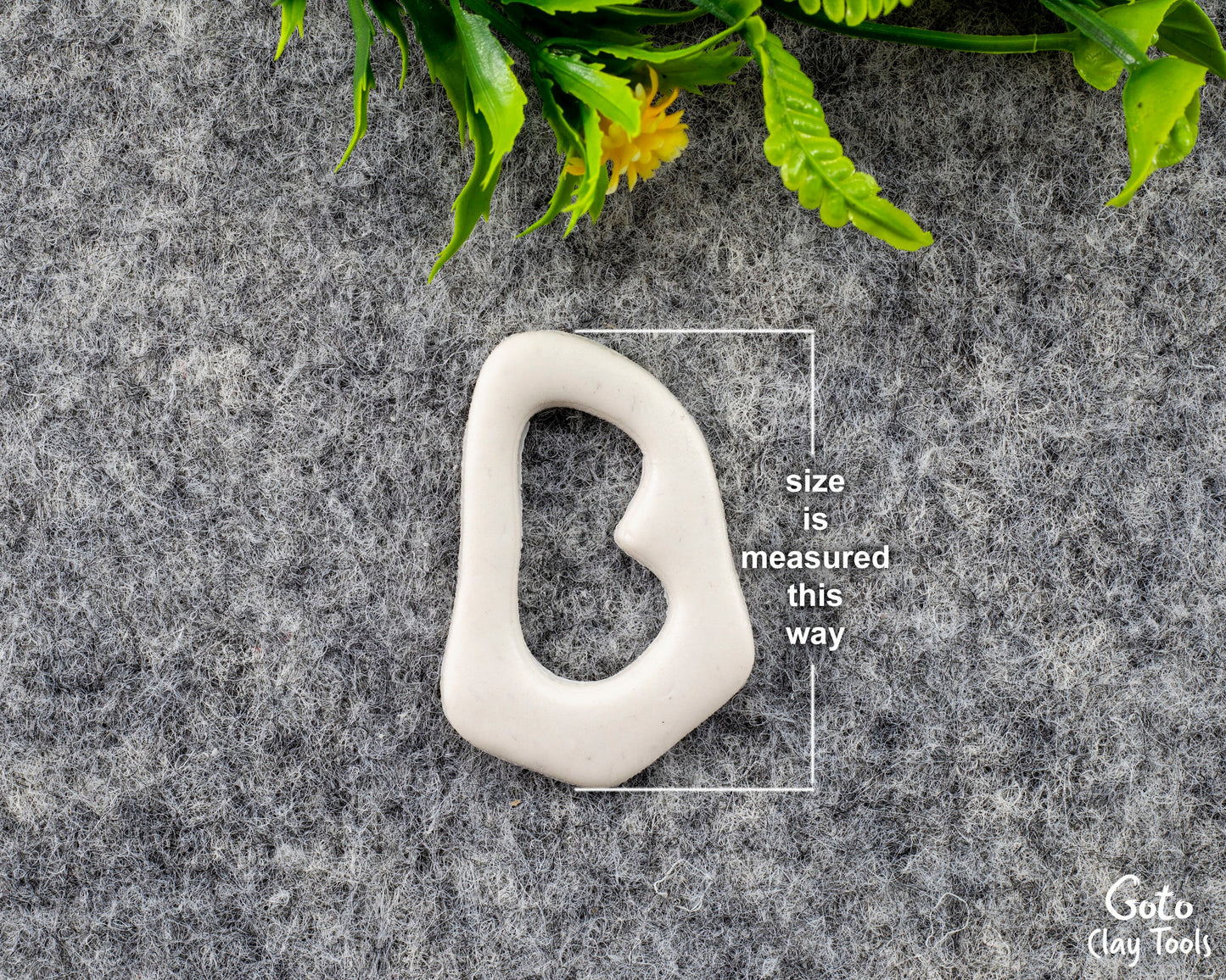Organic Shape Clay Cutter, Polymer clay cutter, Earring cutter #636