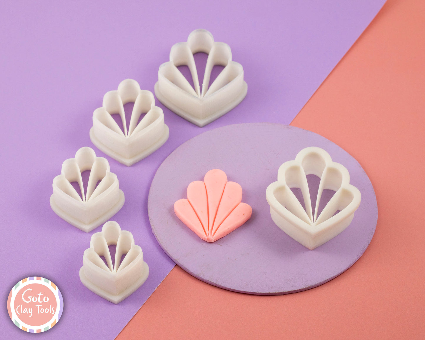 Embossed flower cutter, Polymer clay cutter, Flower cutter, Clay earring cutters, Mini clay cutter, Polymer clay tools, Cutter set