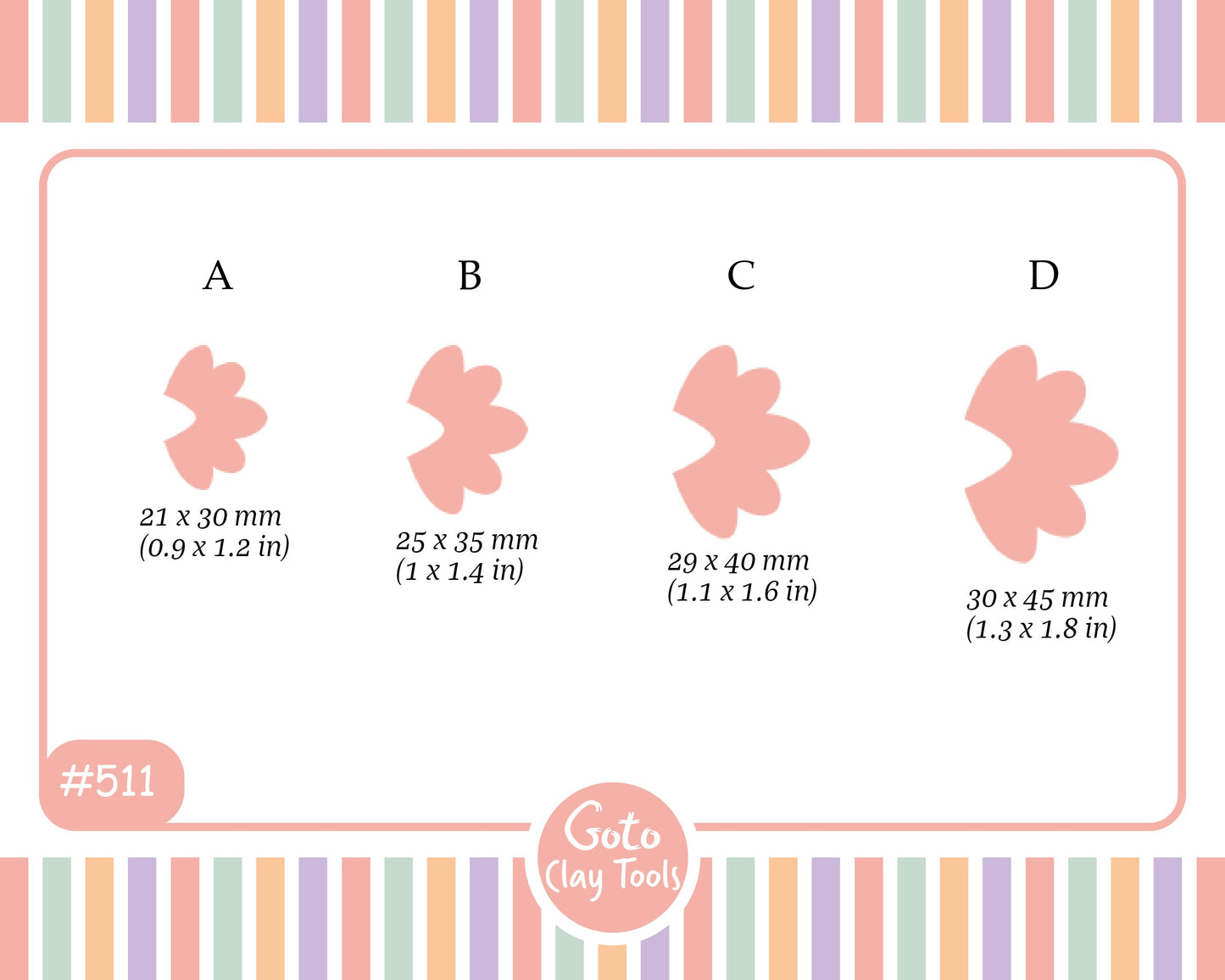 Half flower cutter, Polymer clay cutter, Flower cutter, Clay earring cutters, Mini clay cutter, Polymer clay tools, Cutter set