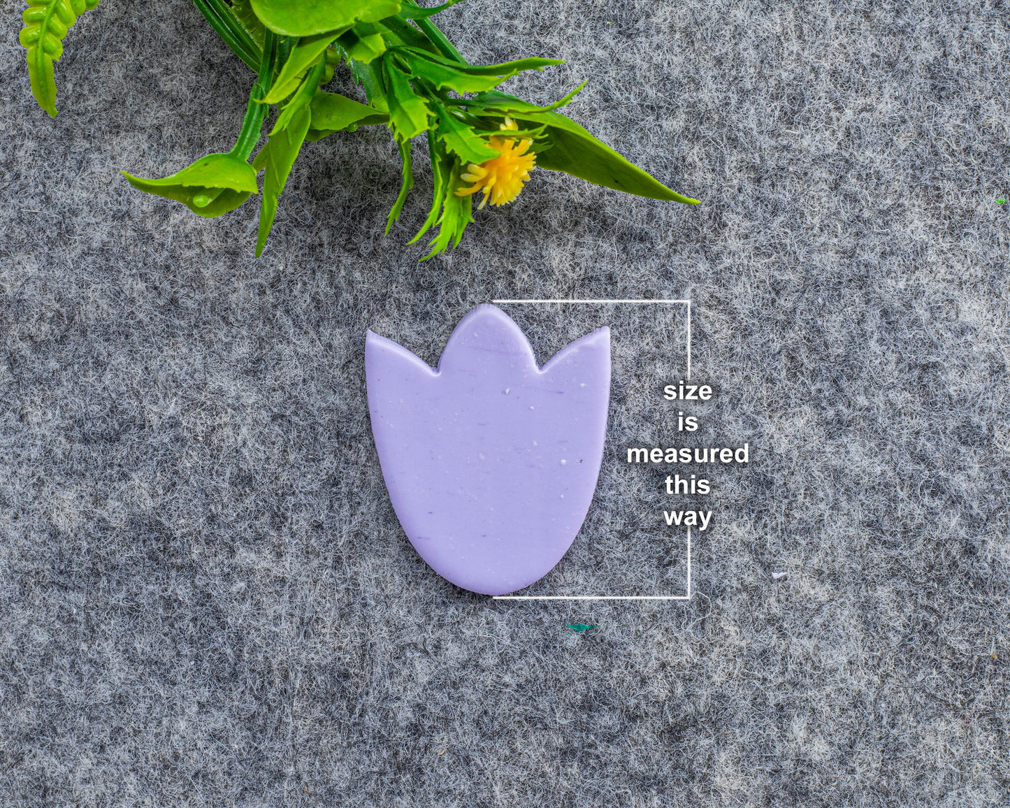 Tulip flower Clay Cutter, Polymer clay cutter, Earring cutter