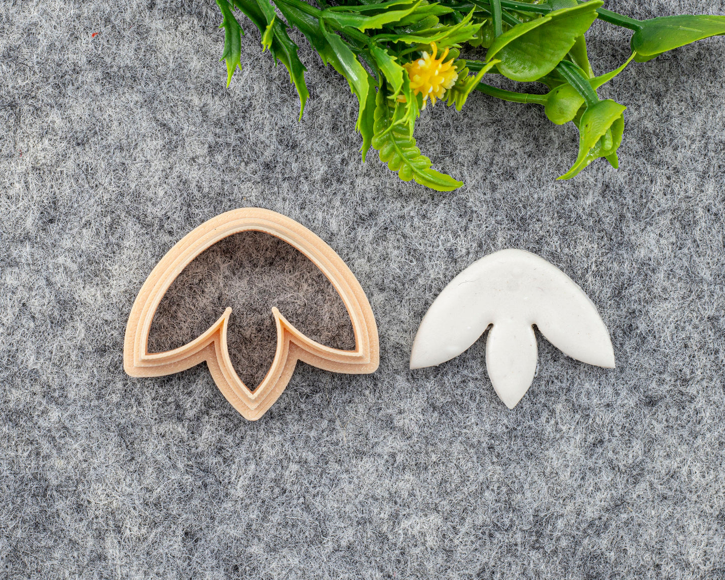 Tulip polymer Clay Cutter, Flower earring Cutters, Clay jewelry Cutters, Floral earring cutters