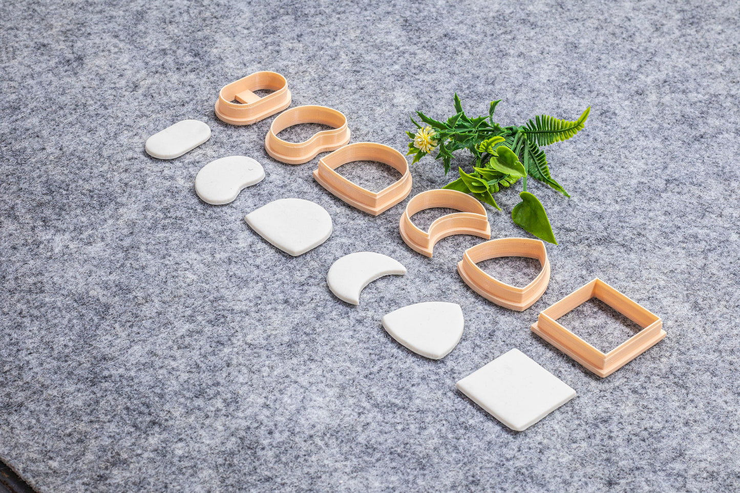 Arch, Square shape Polymer clay cutter, Clay earring cutters, Polymer clay tools, 3D printed cutters#633