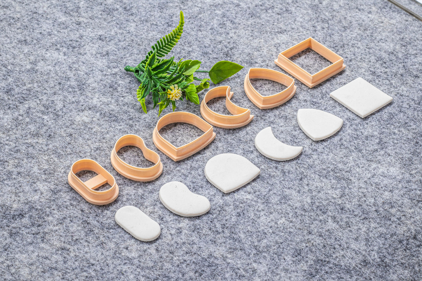 Arch, Square shape Polymer clay cutter, Clay earring cutters, Polymer clay tools, 3D printed cutters#633