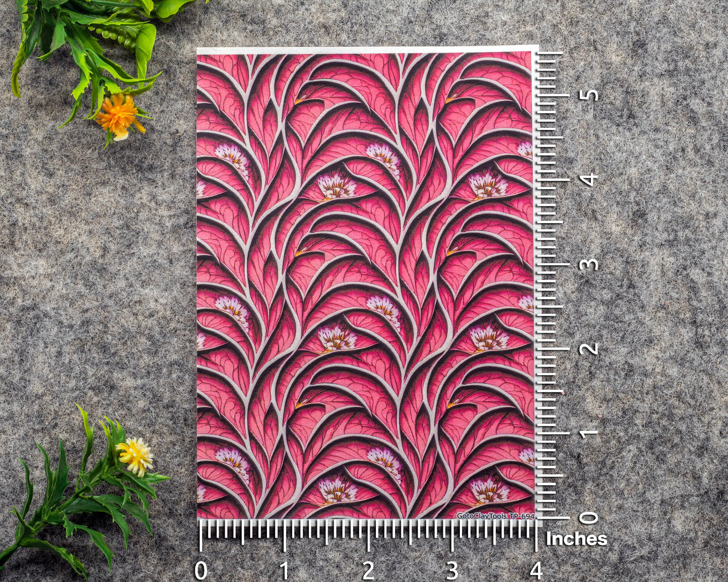 Transfer paper for polymer clay, abstract pattern, water soluble transfer paper, polymer clay image transfers, magic transfer paper #694