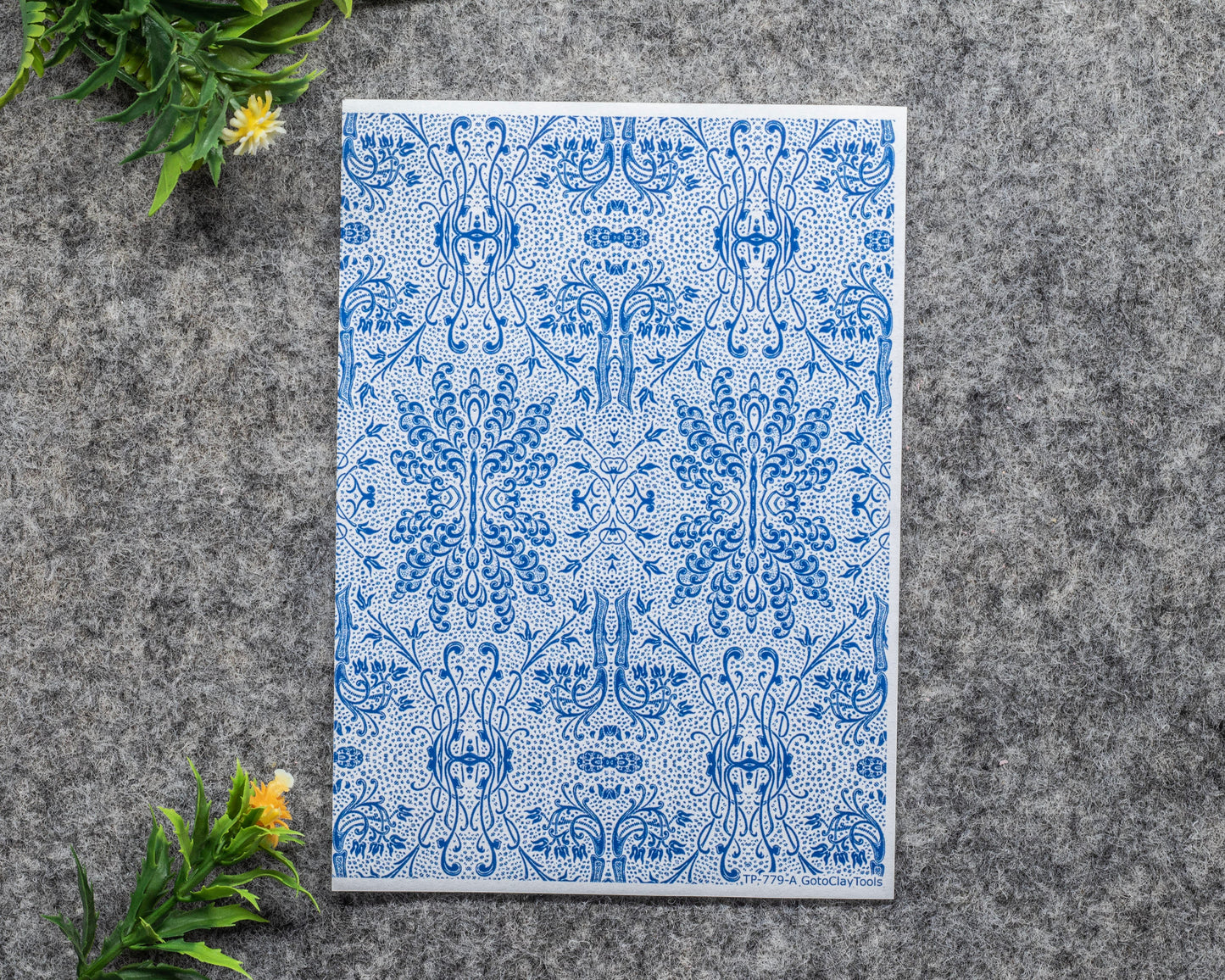 Transfer paper for polymer clay, Vintage patterns, water soluble transfer paper, polymer clay image transfers, magic transfer paper #779