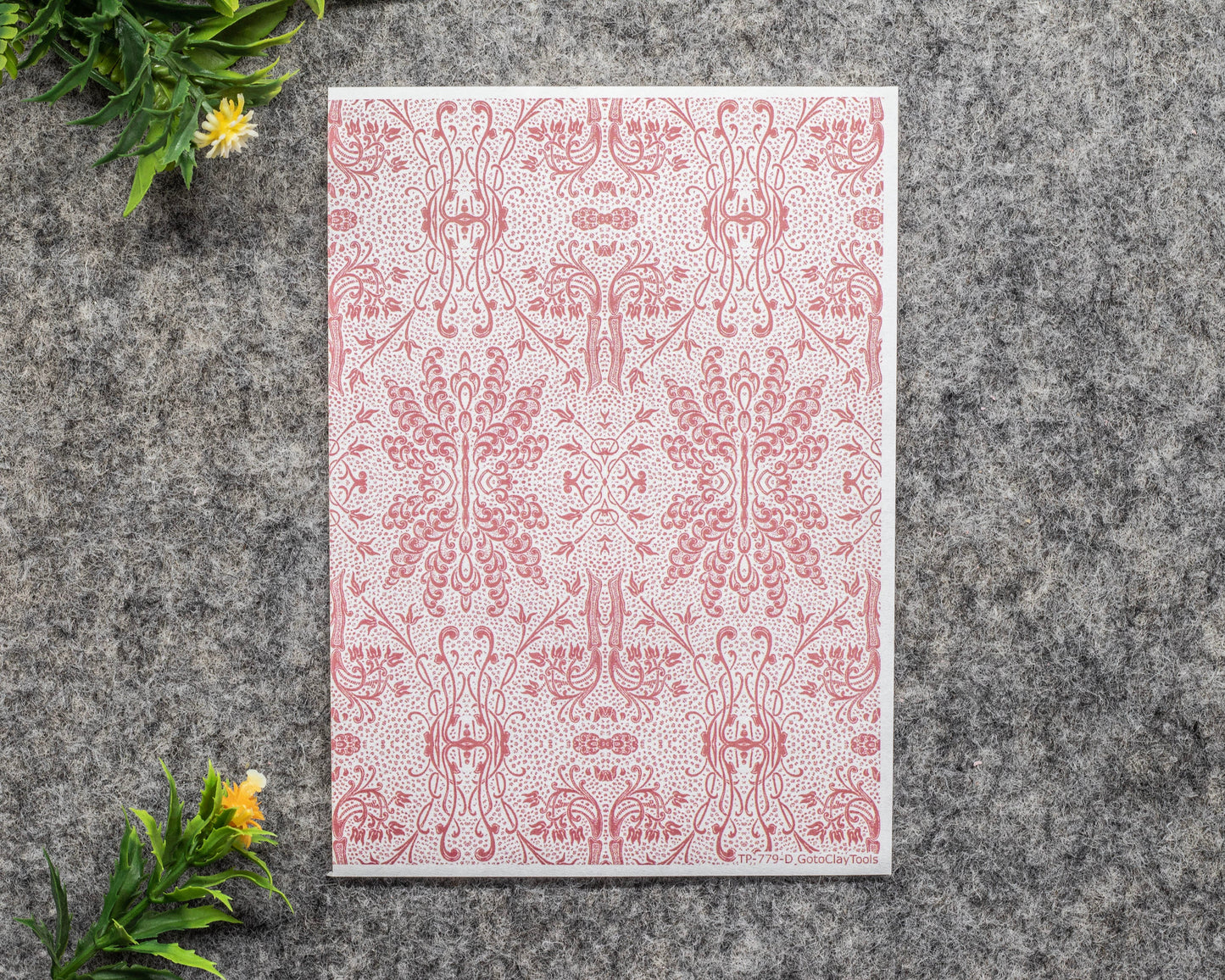 Transfer paper for polymer clay, Vintage patterns, water soluble transfer paper, polymer clay image transfers, magic transfer paper #779